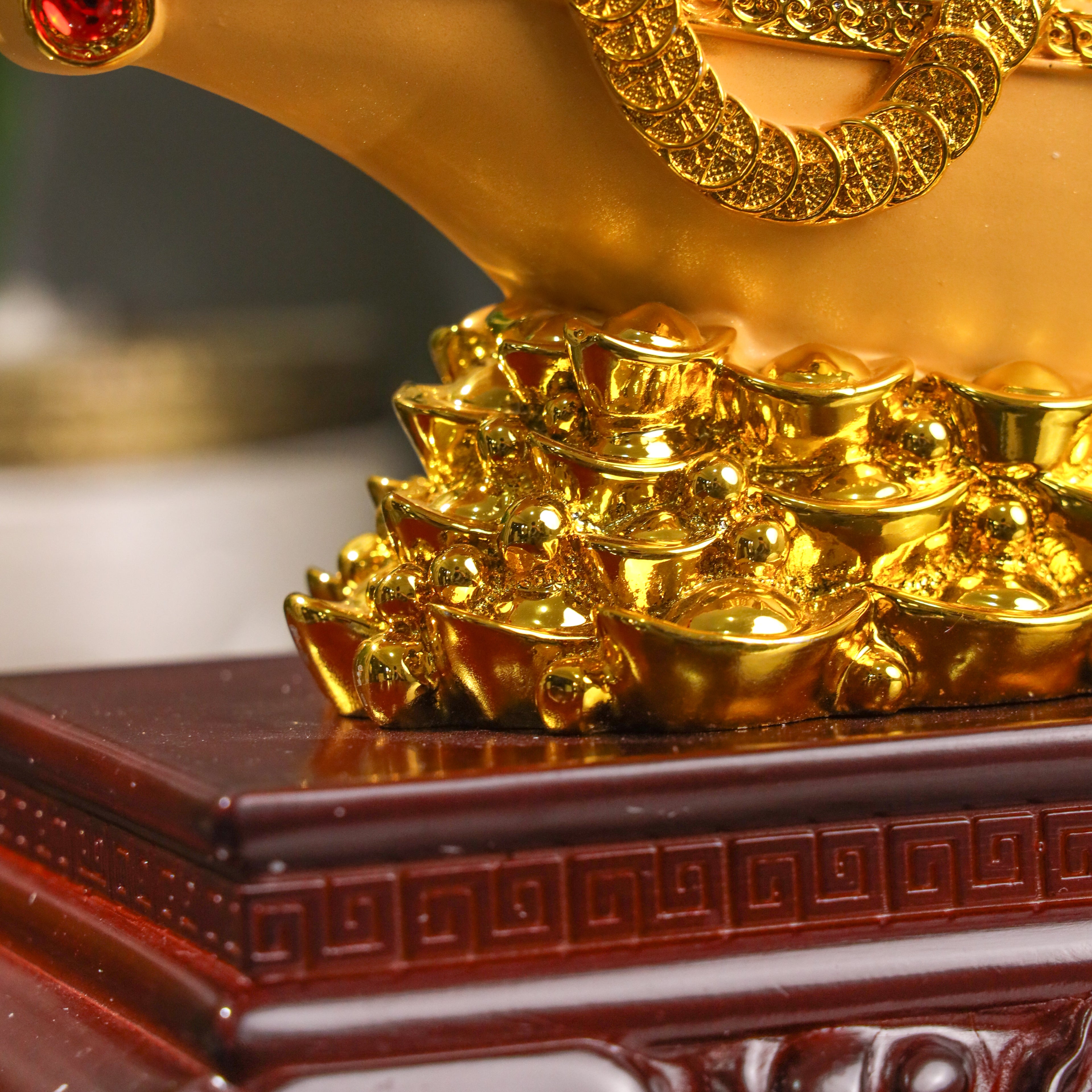 Return with Riches Golden Wealth Ship 46cm