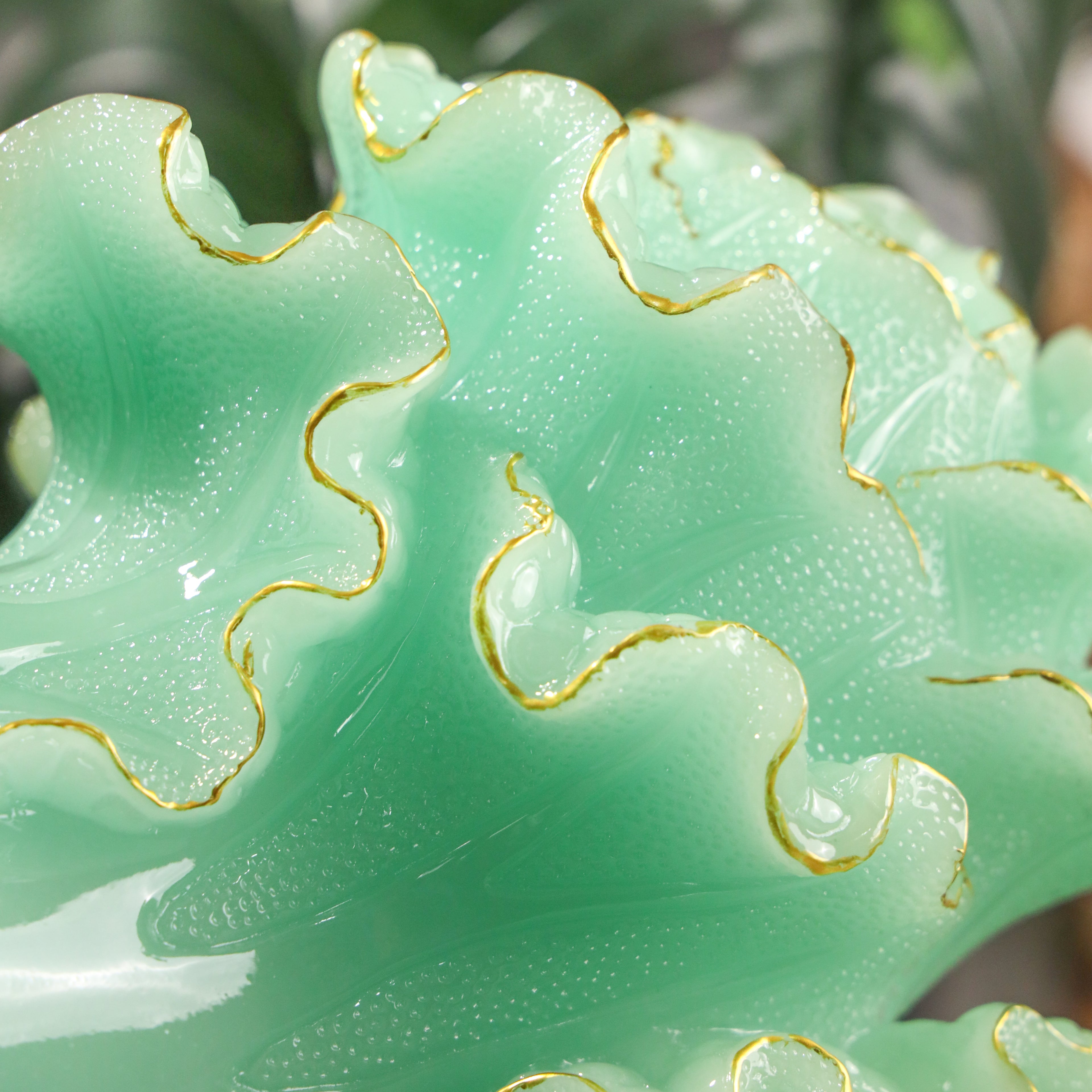 Protected Fortune Ice Jade Wealth Cabbage 32cm