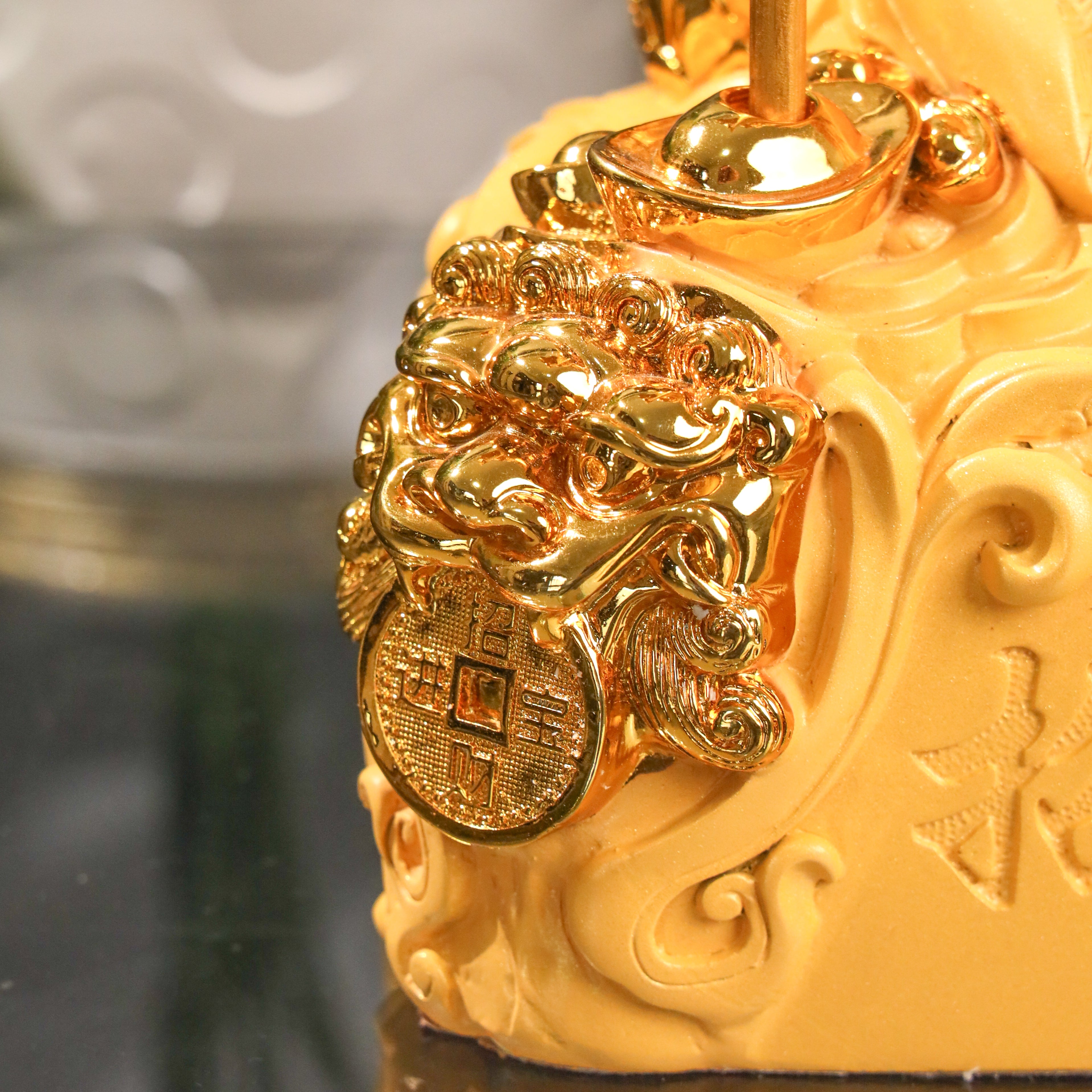 Golden Guan Gong of Power & Wealth 50cm