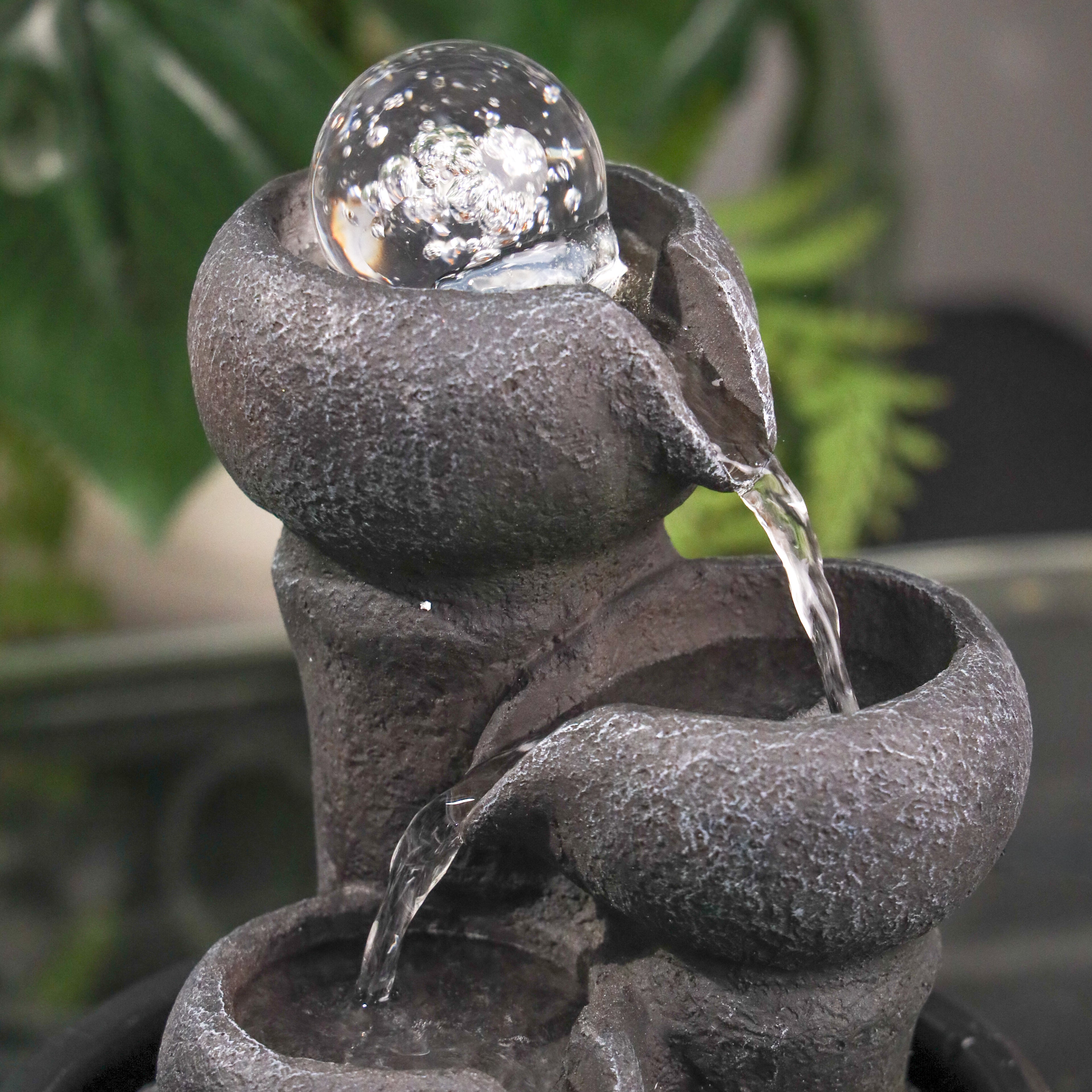Little Pots of Fortune Fountain 23cm