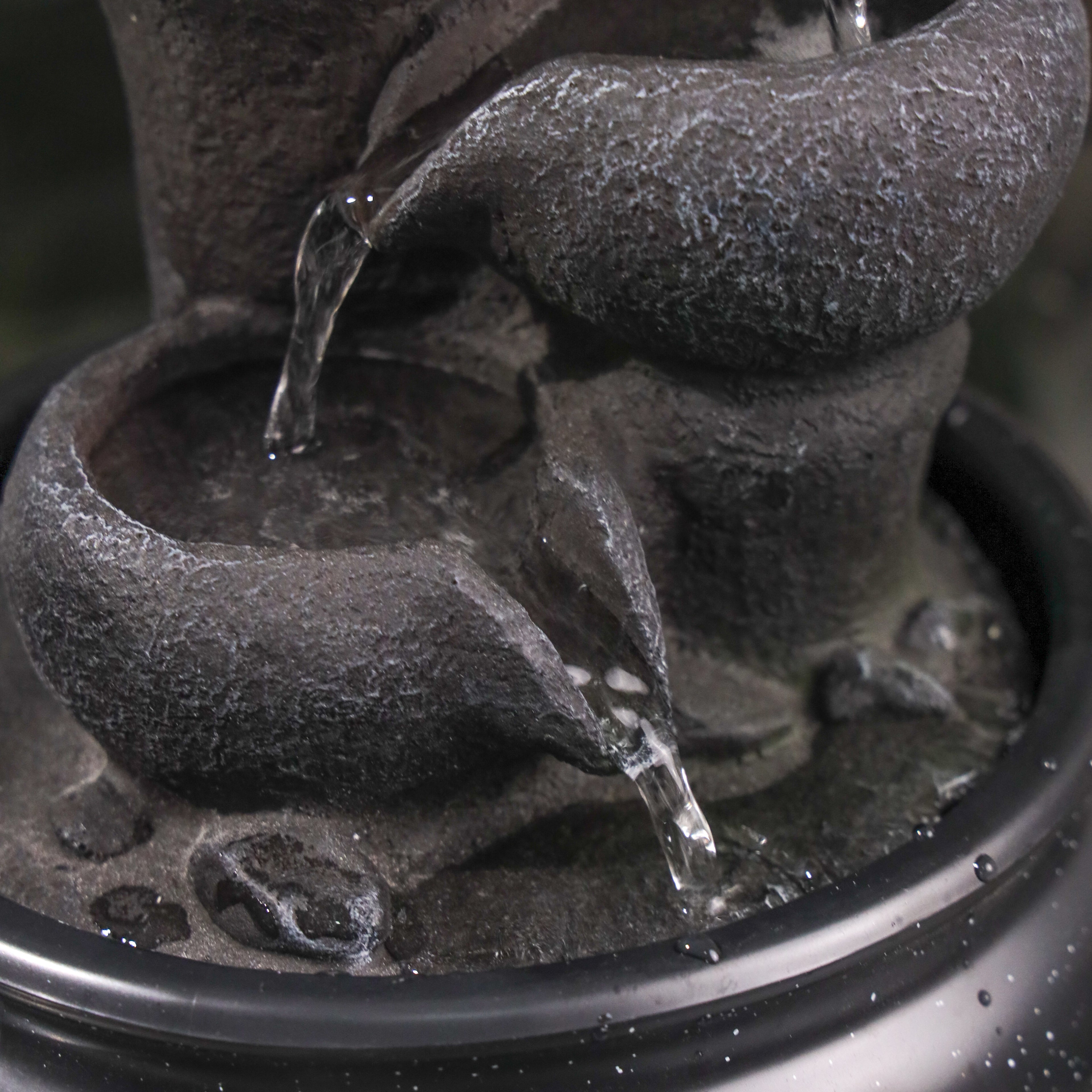 Little Pots of Fortune Fountain 23cm