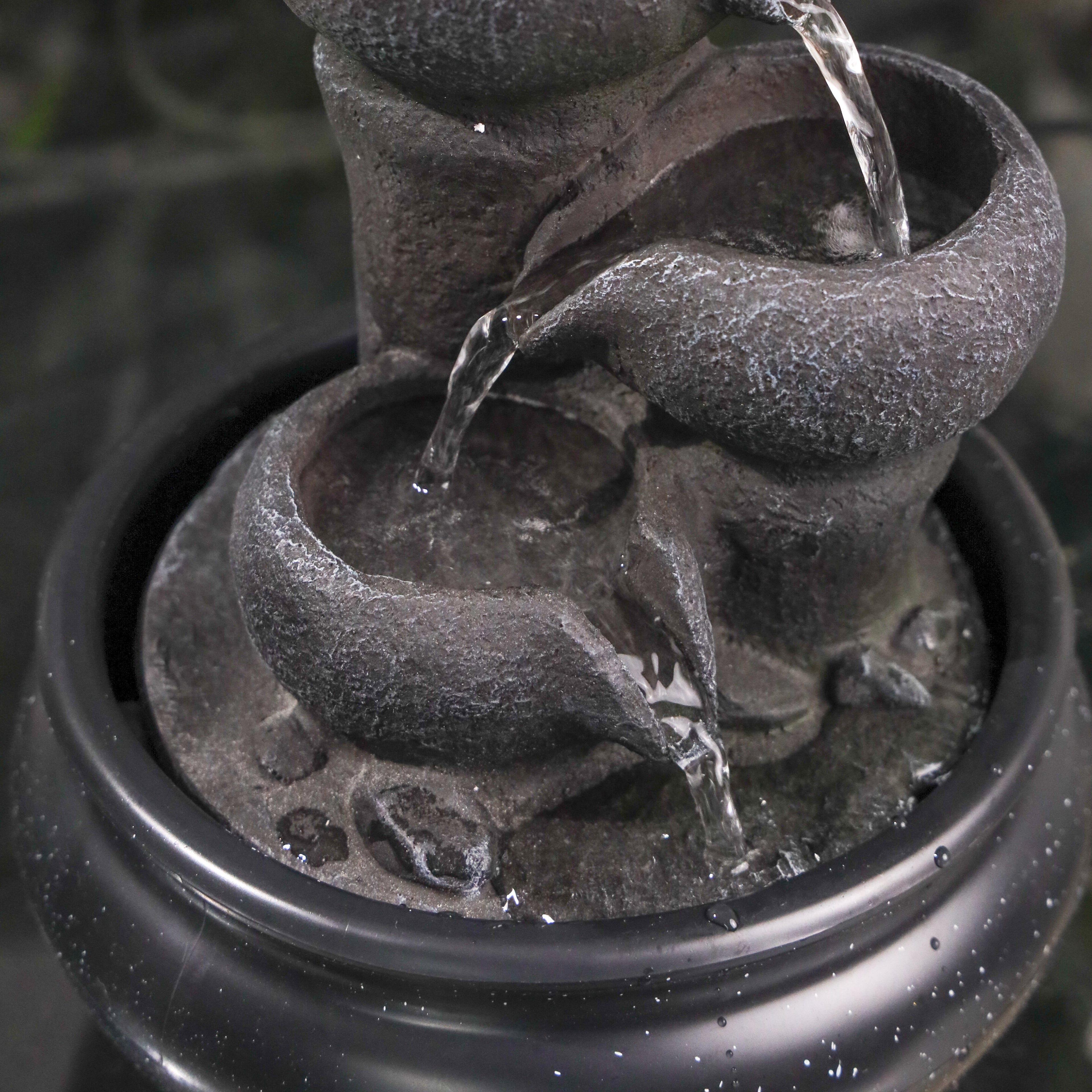 Little Pots of Fortune Fountain 23cm