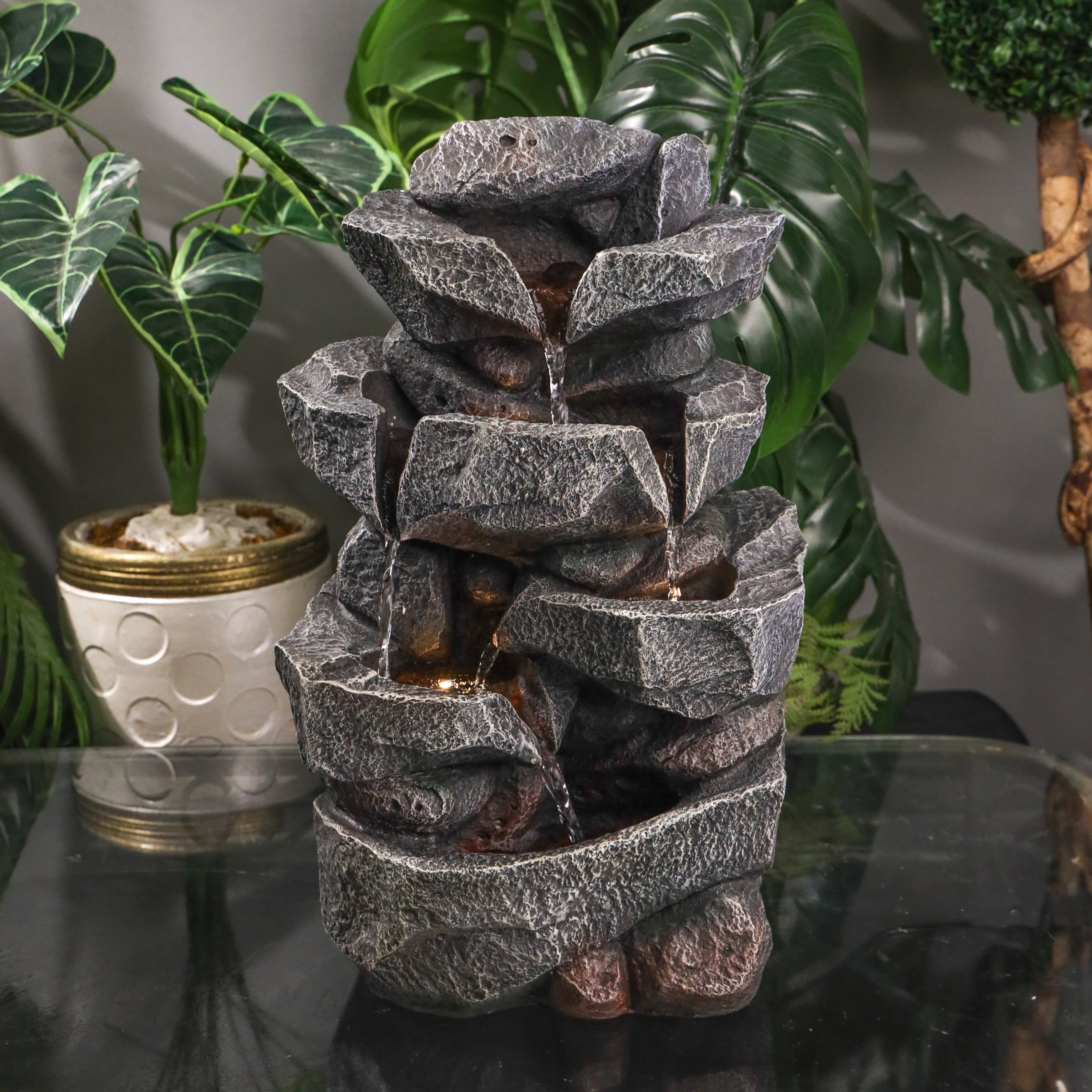 The Bold Cascade Water Fountain 46cm