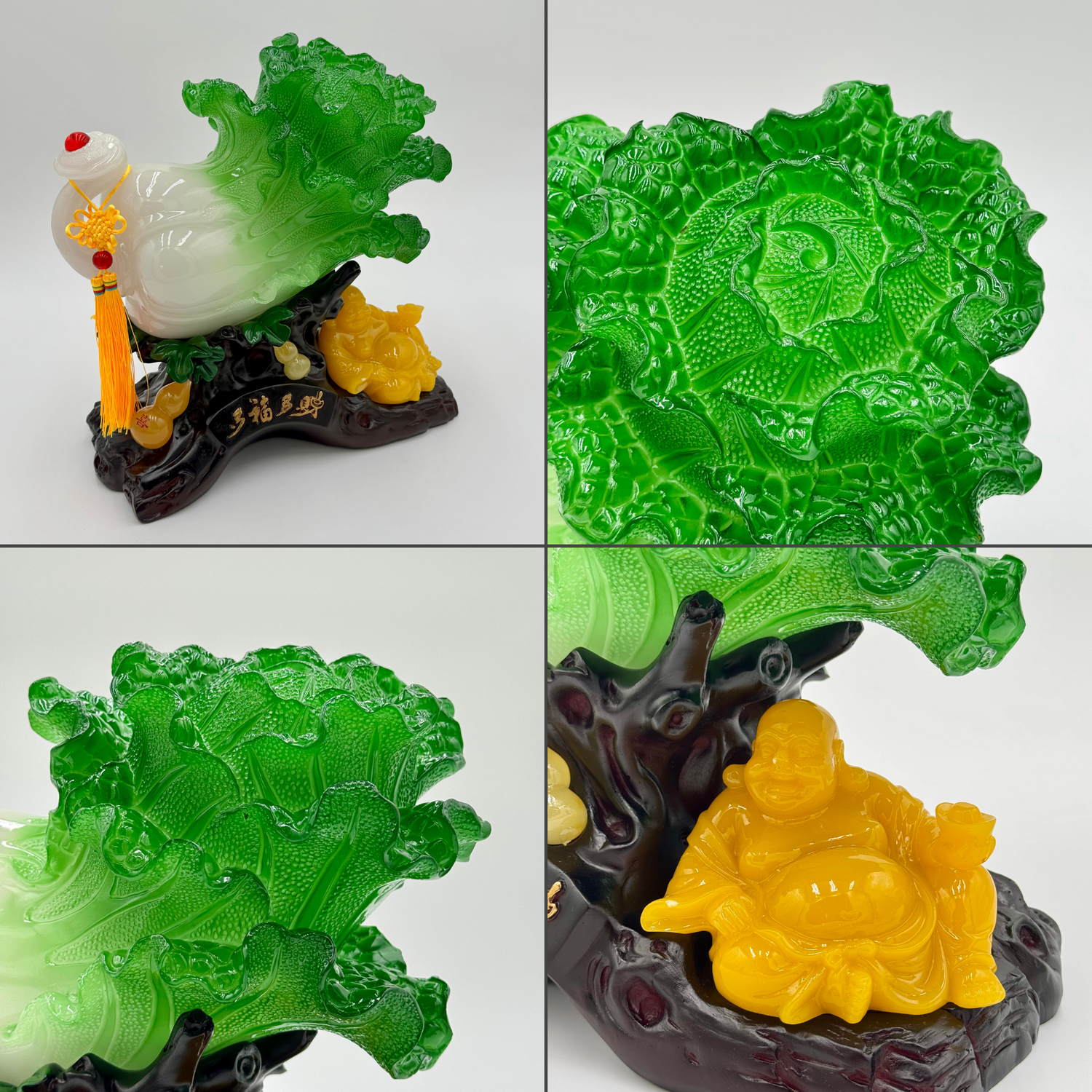 Fertile Cabbage of Endless Harvest 32cm Default Title - Feng Shui Charms - Royal Dragon Decor Philippines