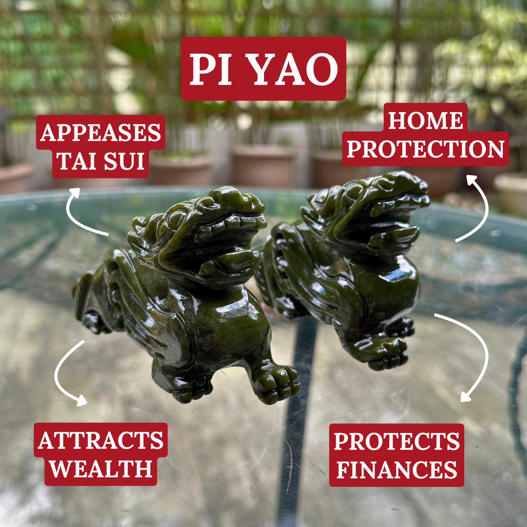 True Jade Twin Protector Pi Yao&