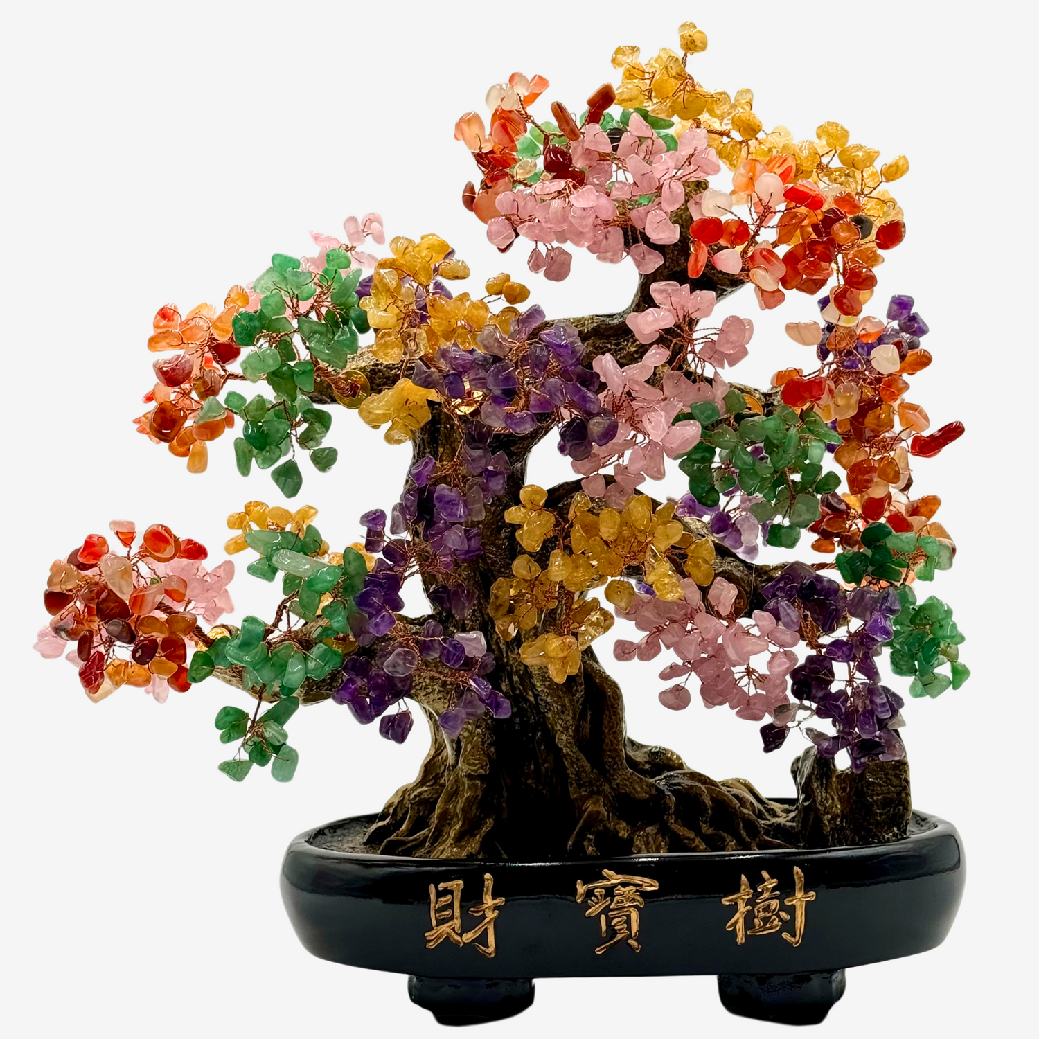 Garden of Treasures 5 Crystal Money Tree 38cm Default Title - Feng Shui Charms - Royal Dragon Decor Philippines