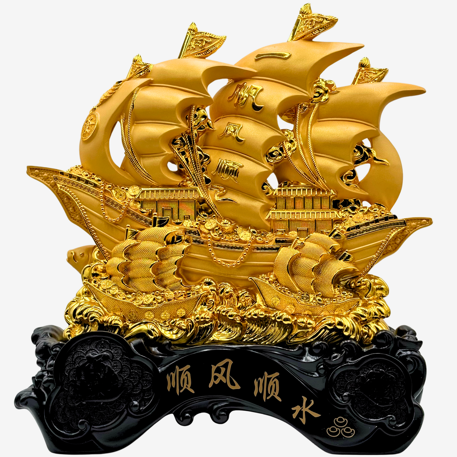 Commander of the Armada Wealth Ship 60cm Default Title - Feng Shui Charms - Royal Dragon Decor Philippines