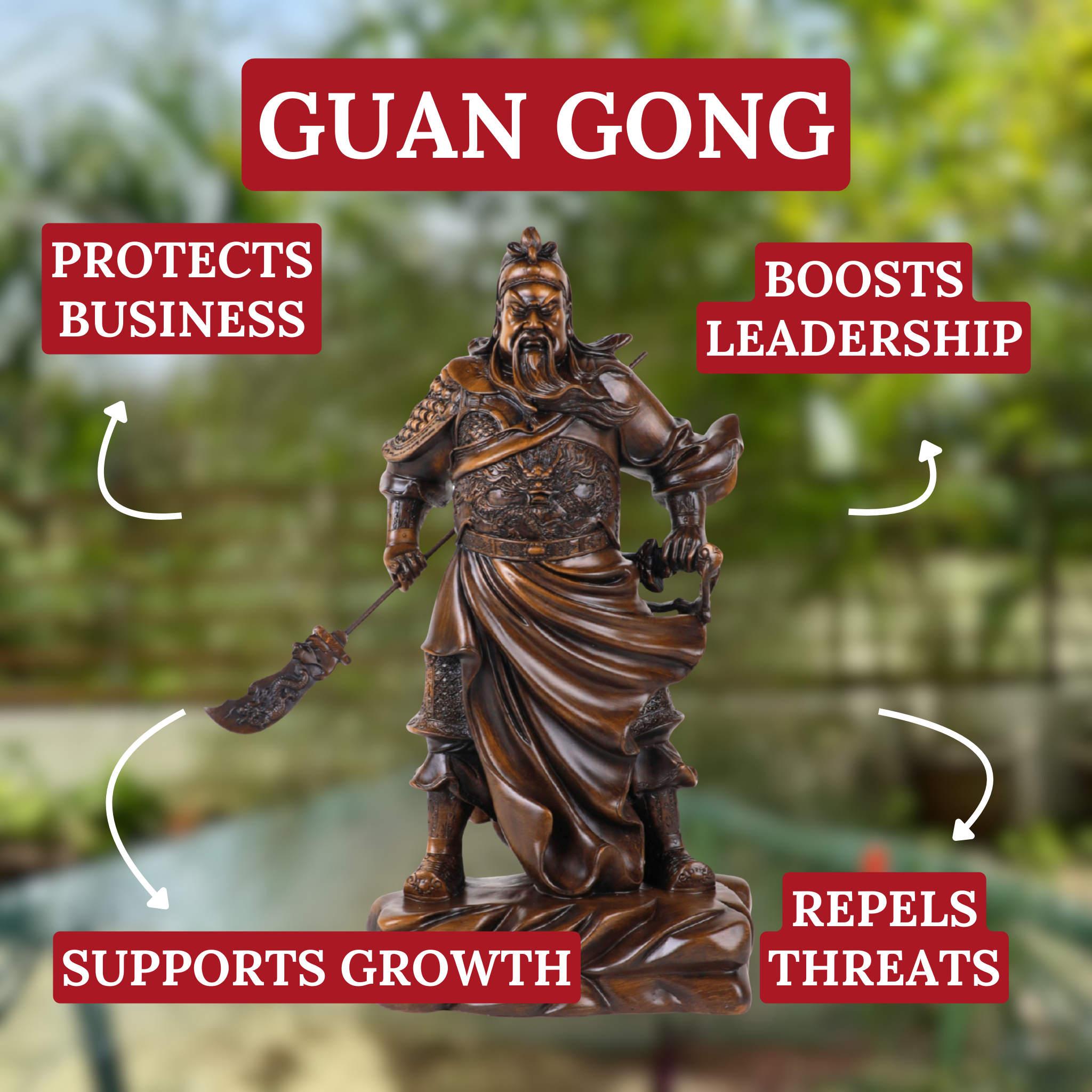 War Commander of Authority Guan Gong 63cm