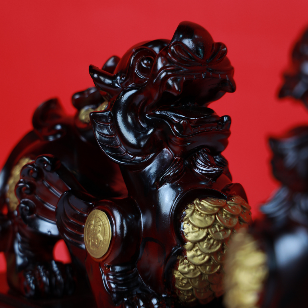 Ancient Guardians of the Throne Pi Yao Pair 27cm