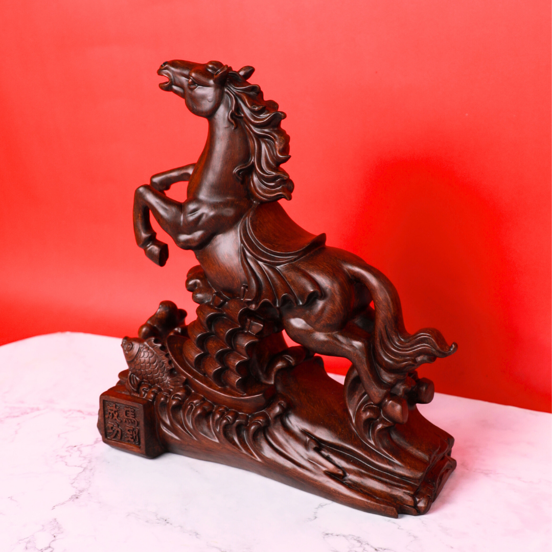 Wood Victory Horse of Swift Triumph 34cm