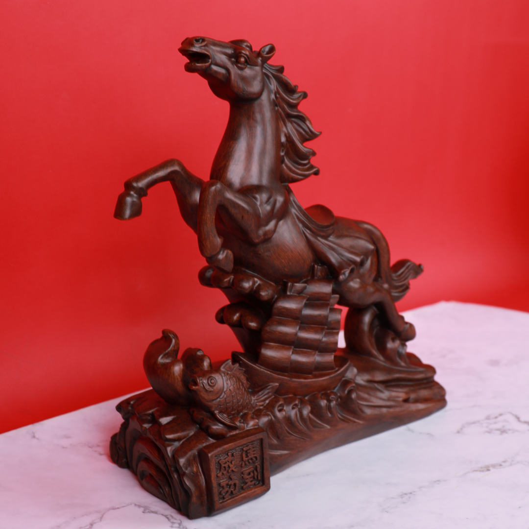 Wood Victory Horse of Swift Triumph 34cm