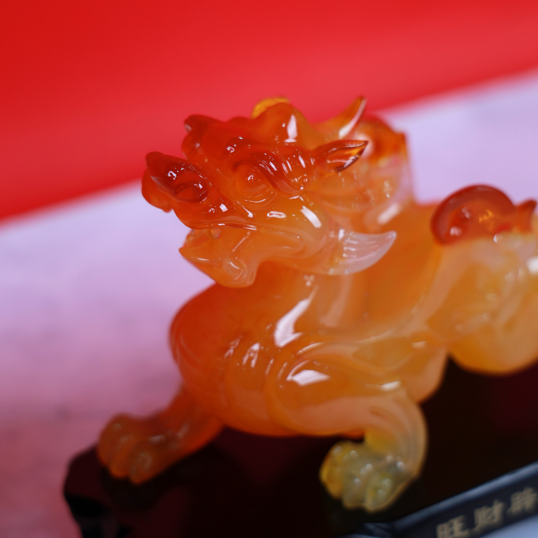 Fireback Guardians of Fortune Pi Yao Pair 27cm