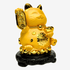 Golden Lucky Cat Bringing Wealth Ingots 16cm Default Title - Feng Shui Charms - Royal Dragon Decor Philippines
