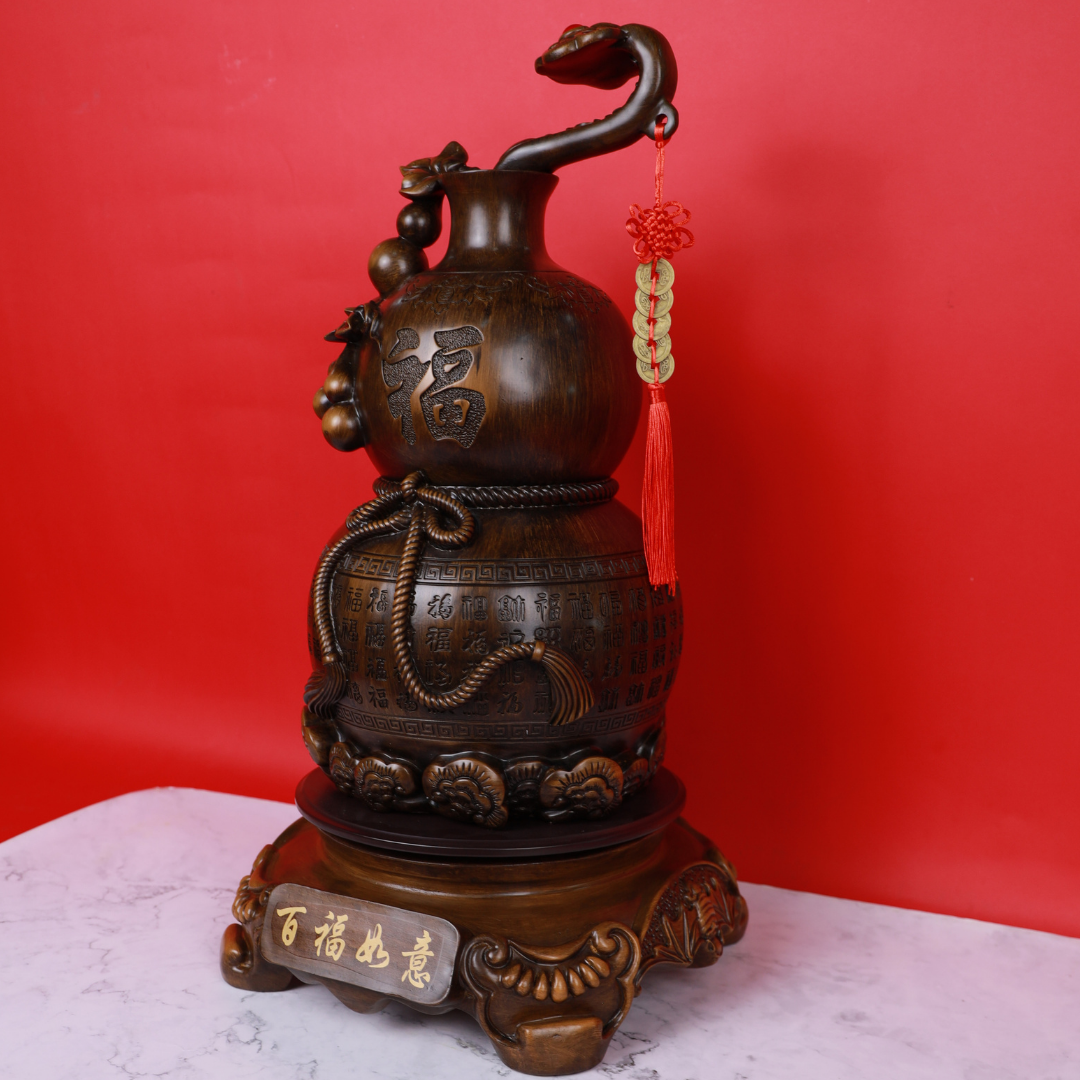 Grand Guardian of Life Wood Wu Lou 62cm