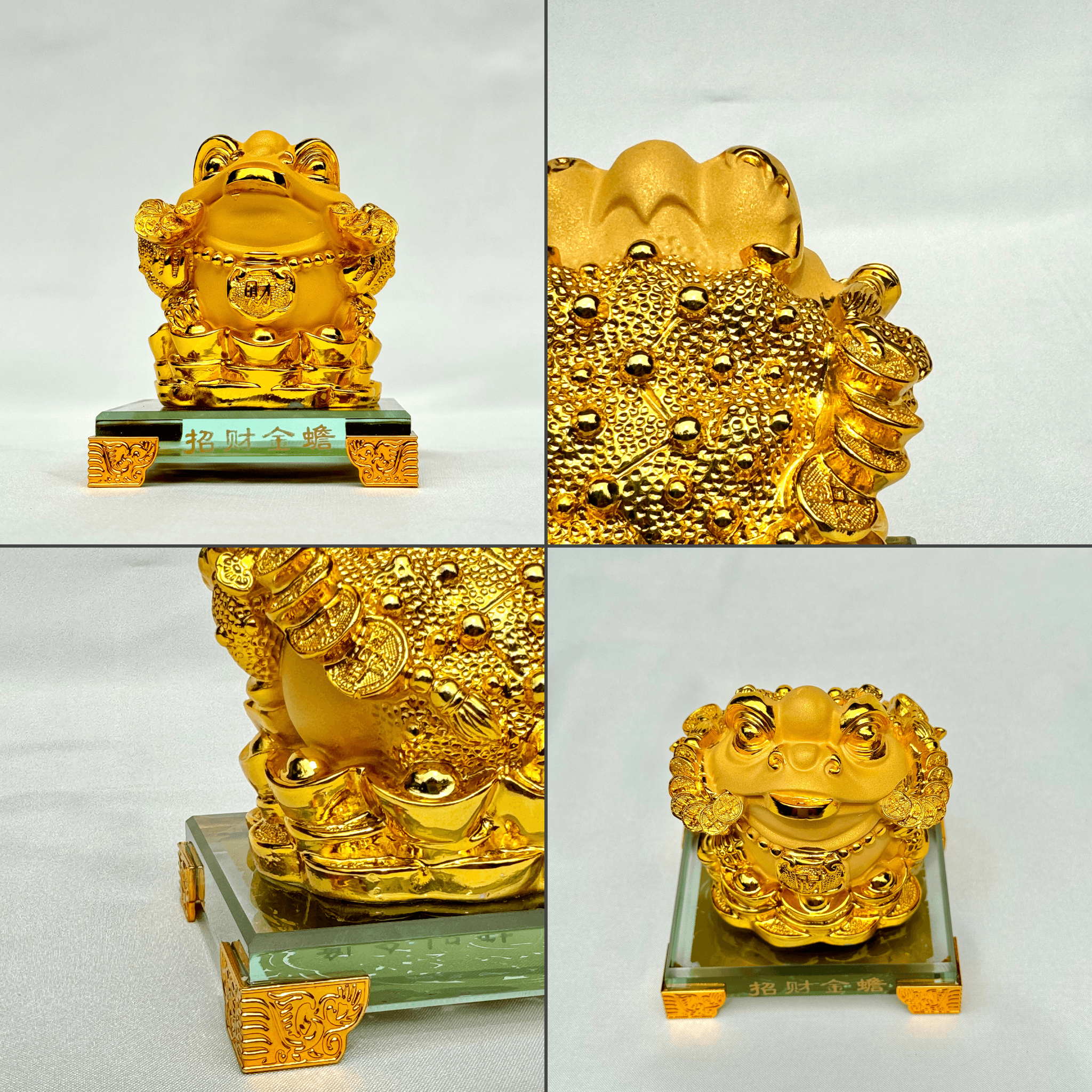 Cute & Lucky Gold Money Frog 11cm Default Title - Feng Shui Charms - Royal Dragon Decor Philippines