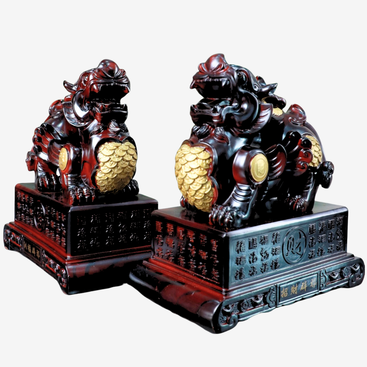 Ancient Guardians of the Throne Pi Yao Pair 27cm