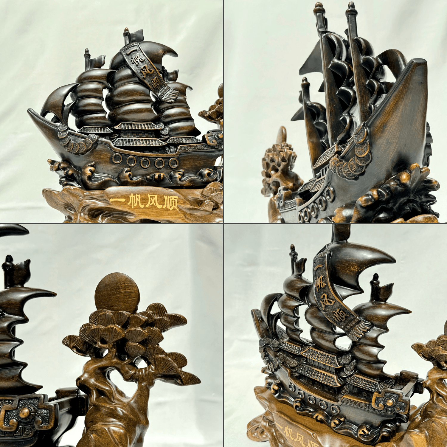 Royal Wealth Ship for Prosperous Journeys 45cm Default Title - Feng Shui Charms - Royal Dragon Decor Philippines