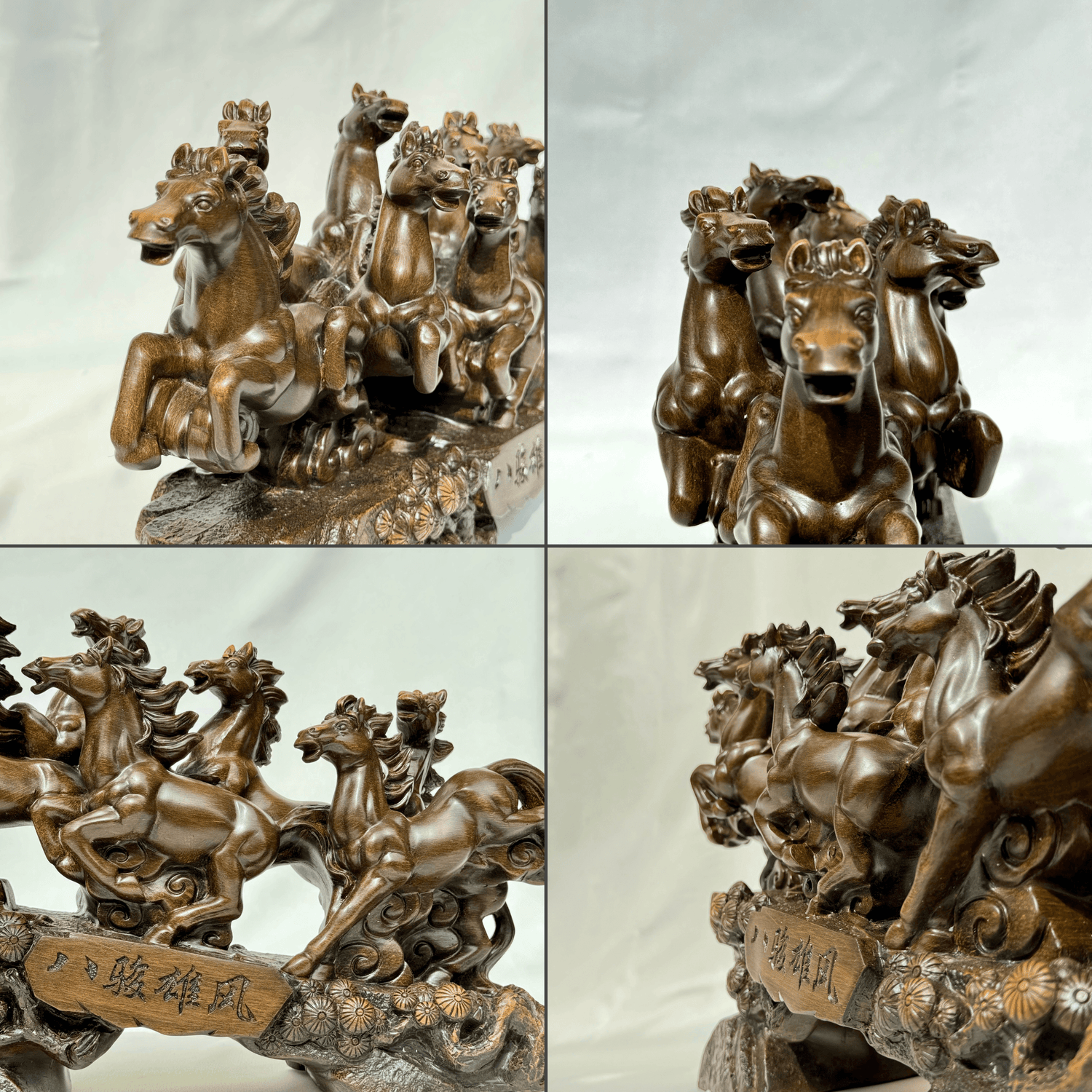 Path to Victory Army of Charging Horses 52cm Default Title - Feng Shui Charms - Royal Dragon Decor Philippines