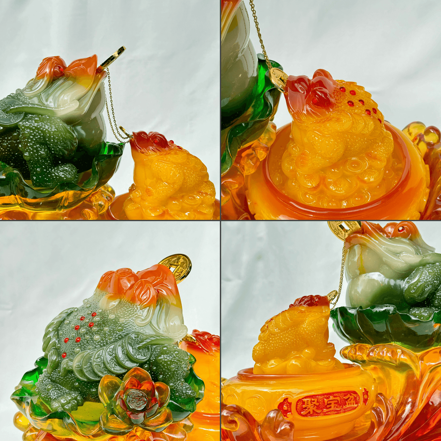 Generational Wealth Money Frog & Child 41cm Default Title - Feng Shui Charms - Royal Dragon Decor Philippines