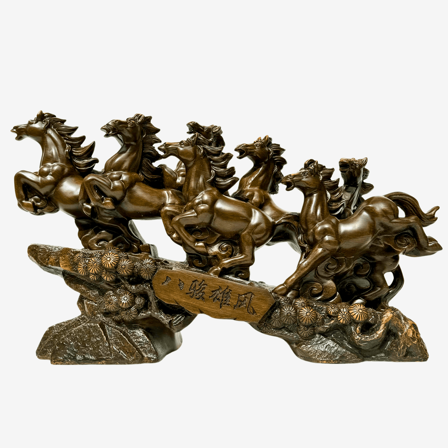 Path to Victory Army of Charging Horses 52cm Default Title - Feng Shui Charms - Royal Dragon Decor Philippines