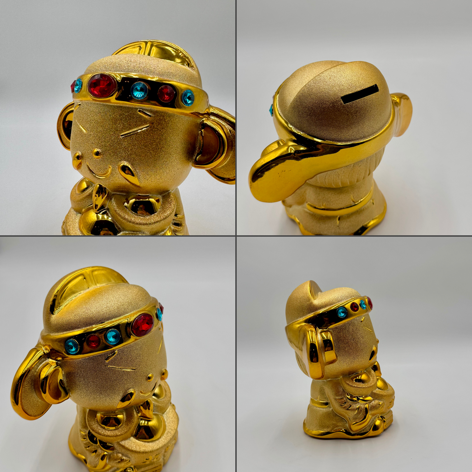 Golden Piggy Bank God of Wealth 20cm Default Title - Feng Shui Charms - Royal Dragon Decor Philippines