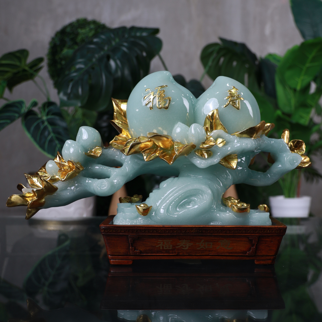 Jade Orchard of Eternal Life Peach Tree 43cm