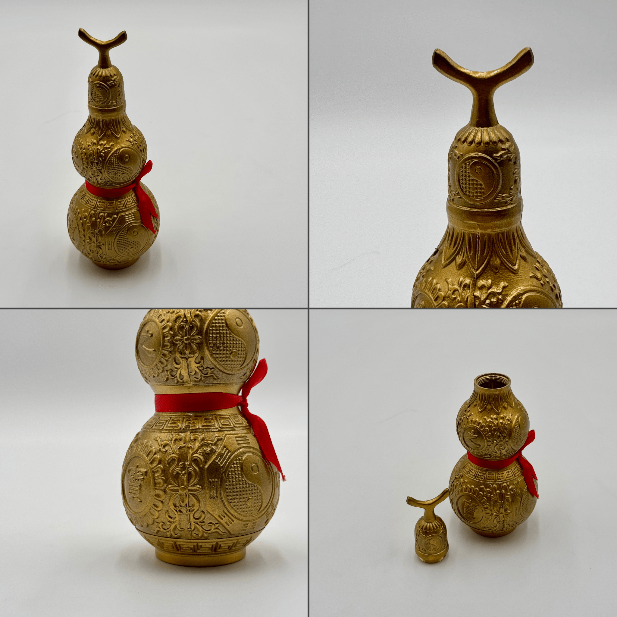 Brass Wu Lou of Good Health 13cm Default Title - Feng Shui Charms - Royal Dragon Decor Philippines