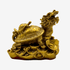 Brass Dragon Turtle of Lasting Fortune 12cm Default Title - Feng Shui Charms - Royal Dragon Decor Philippines