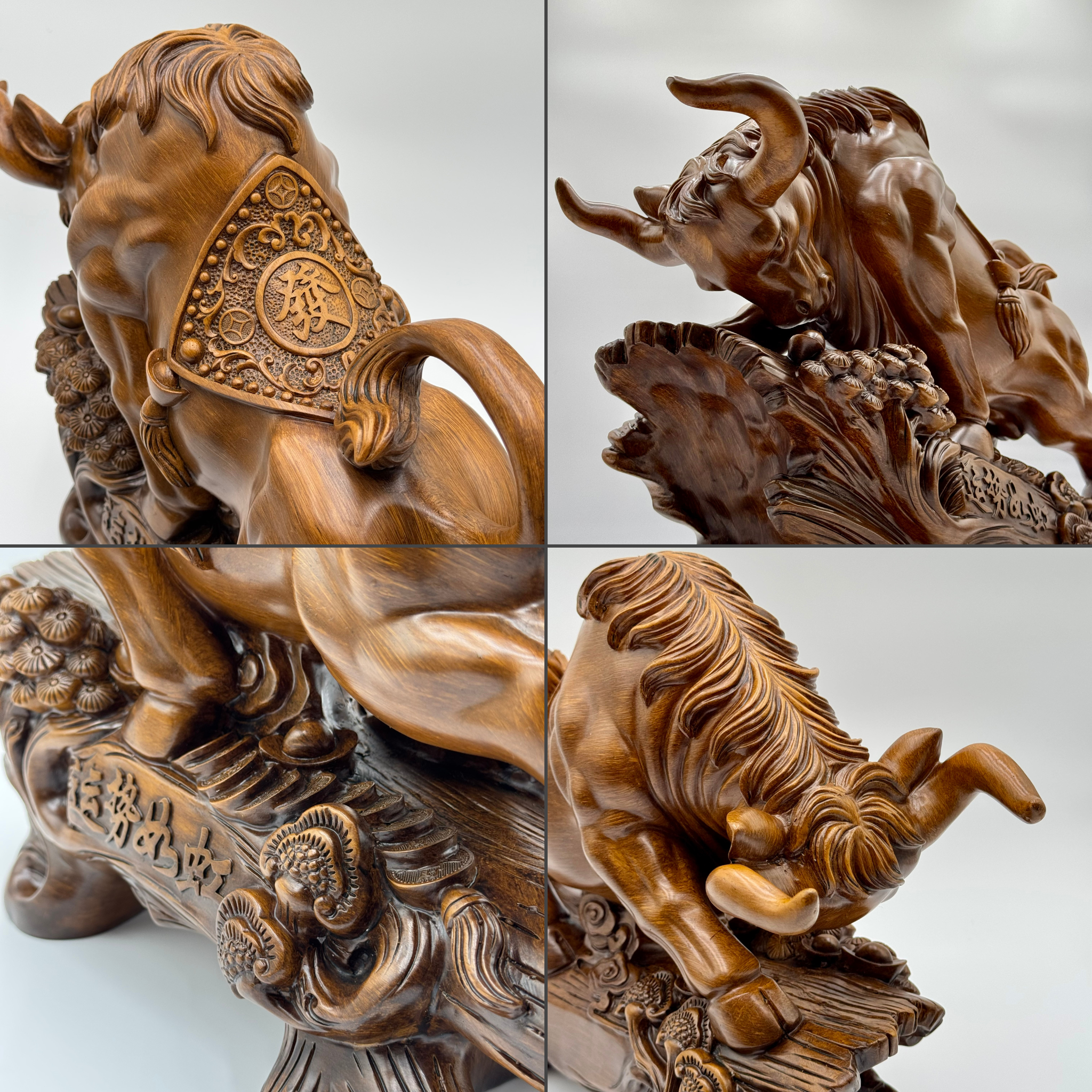 Charge to the Bull Market Mighty Ox 48cm Default Title - Feng Shui Charms - Royal Dragon Decor Philippines