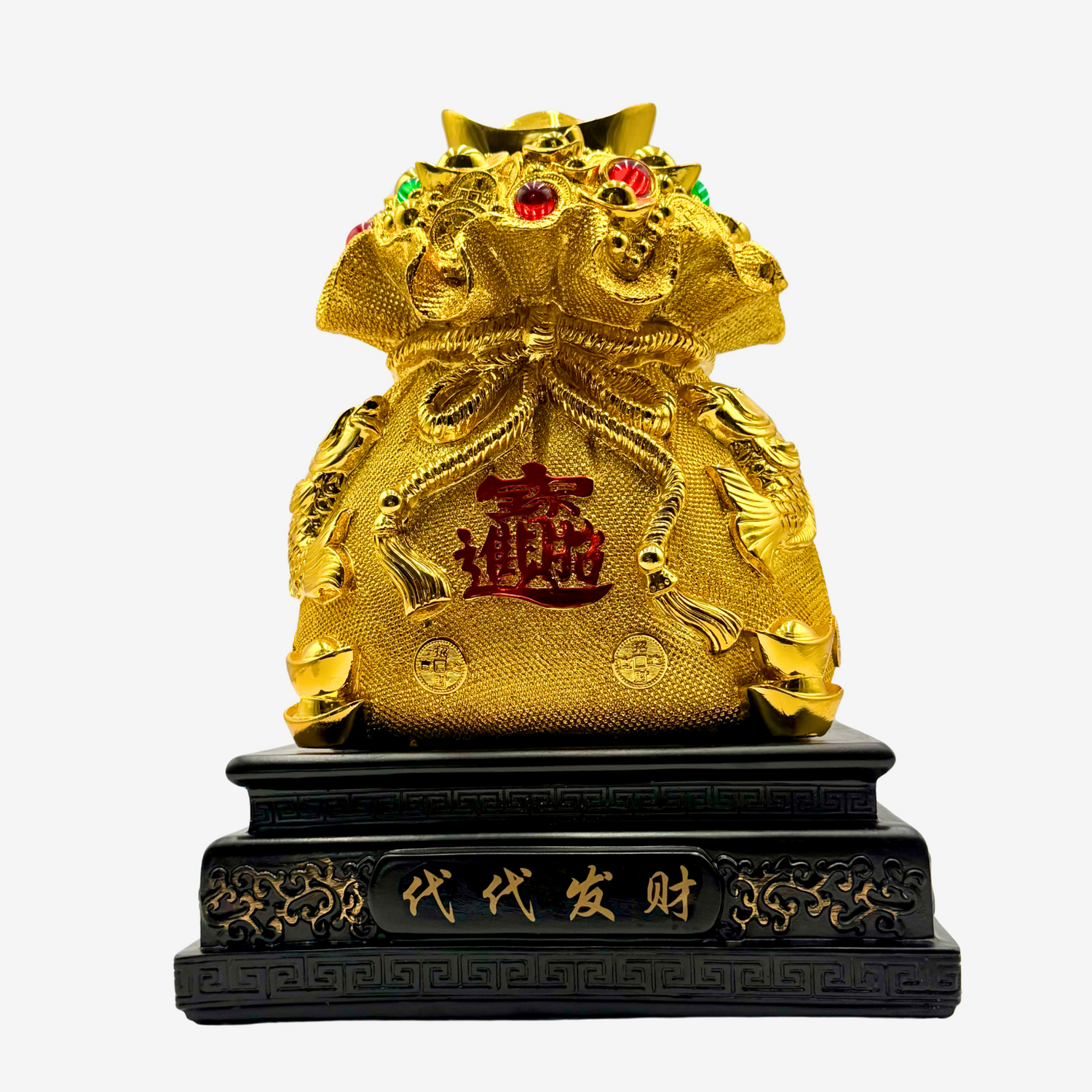 Bring Home The Gold Money Bag 29cm Default Title - Feng Shui Charms - Royal Dragon Decor Philippines