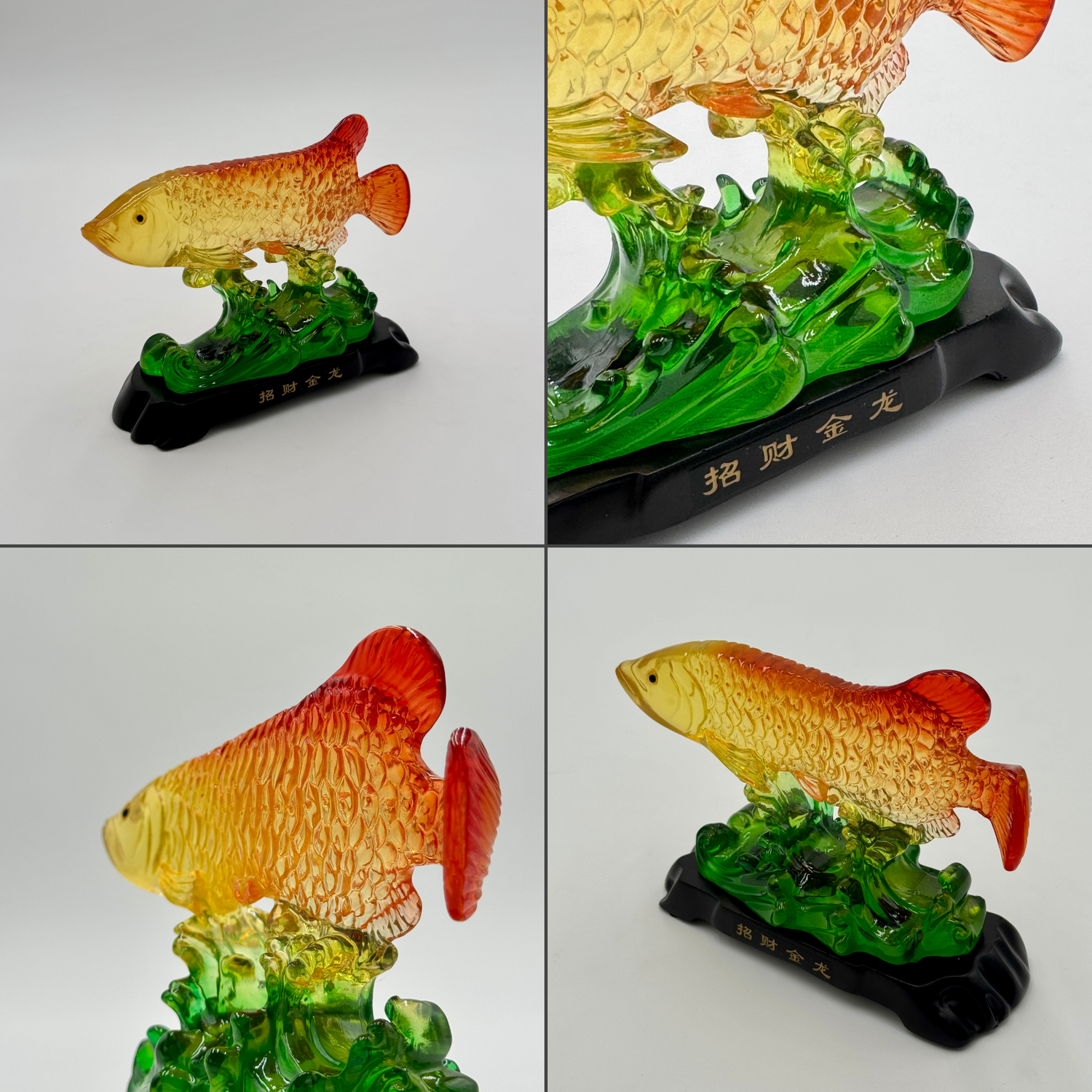 Colorful Arowana for Easy Income 18cm Default Title - Feng Shui Charms - Royal Dragon Decor Philippines