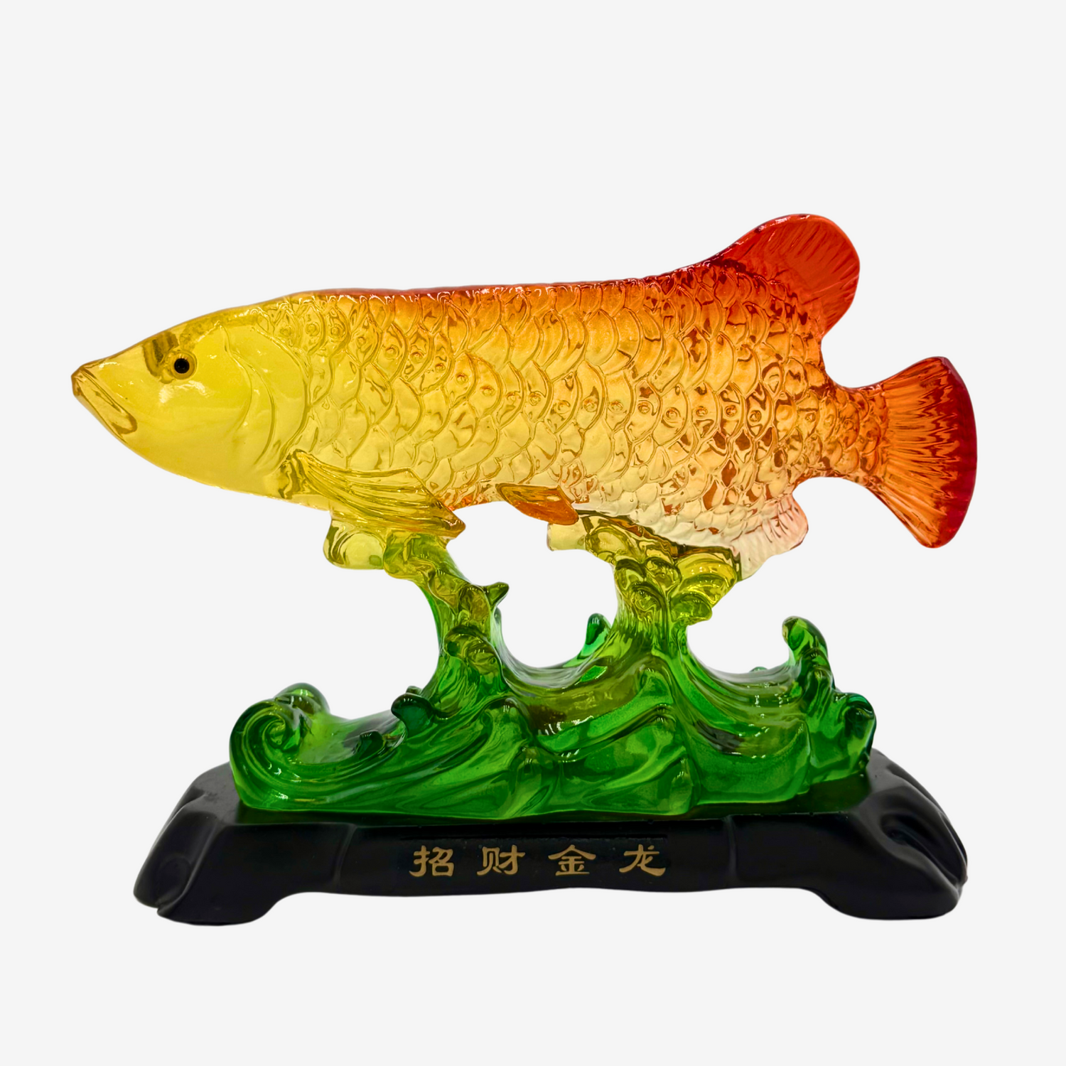 Colorful Arowana for Easy Income 18cm Default Title - Feng Shui Charms - Royal Dragon Decor Philippines