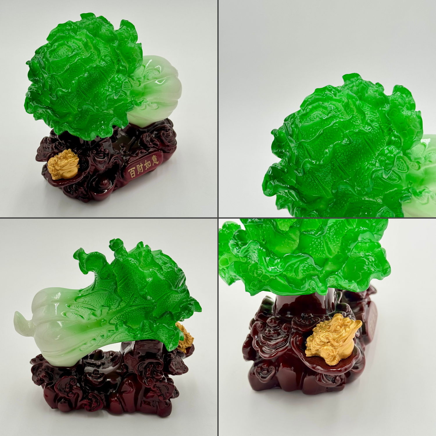 Wealth-Growing Chinese Cabbage 21cm Default Title - Feng Shui Charms - Royal Dragon Decor Philippines