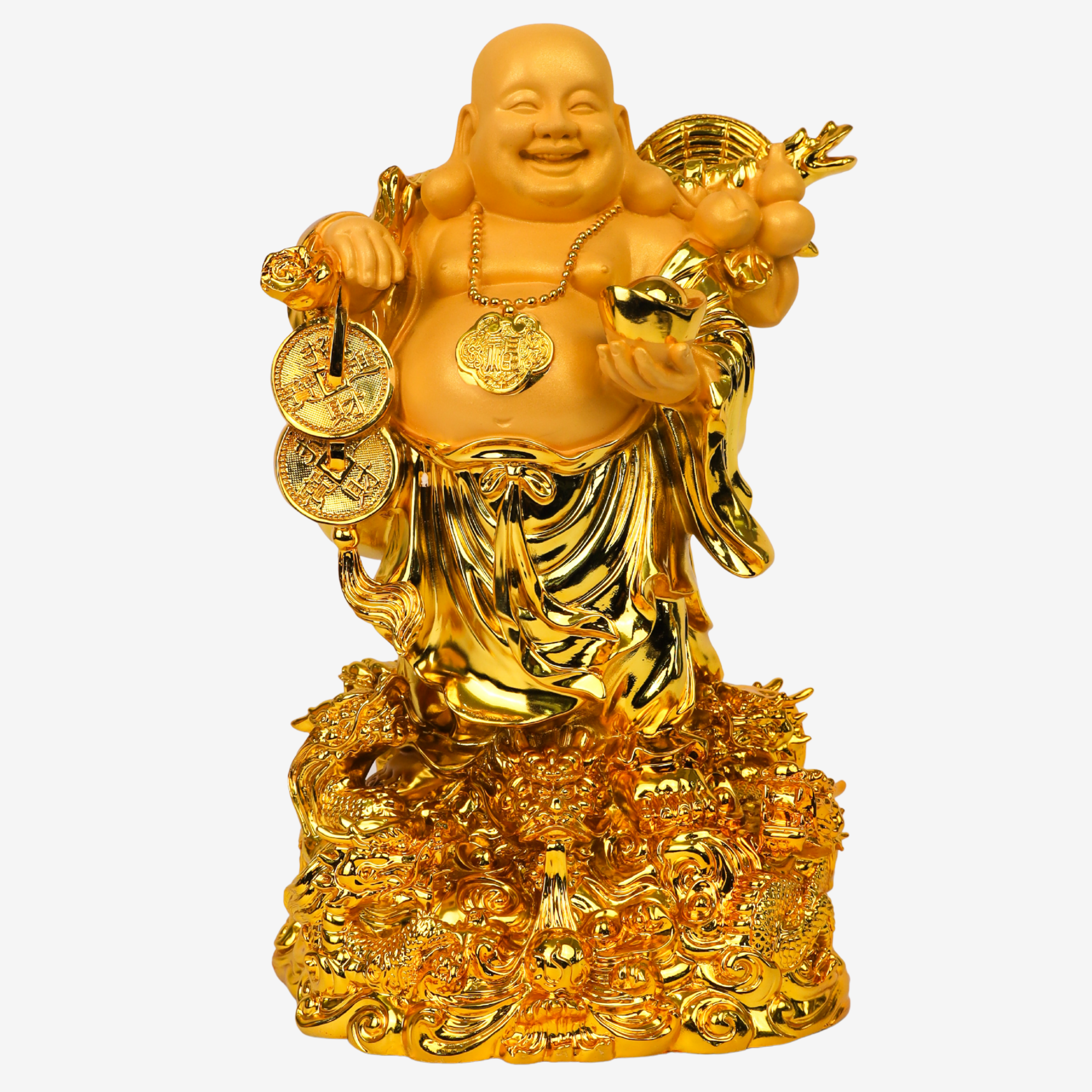 Bless You With Wealth Gold Buddha 37cm