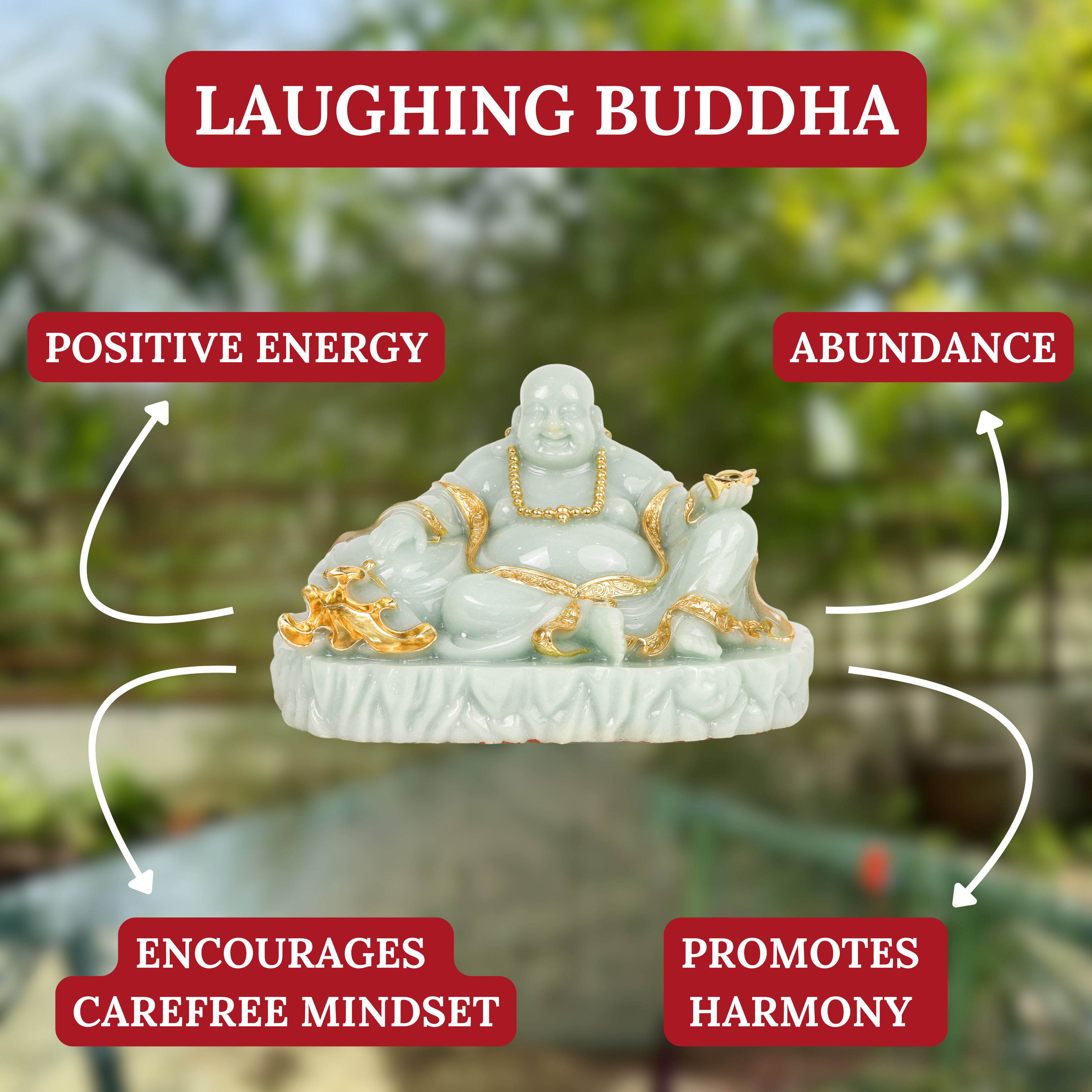 The Grand Jade Buddha of Abundance 40cm