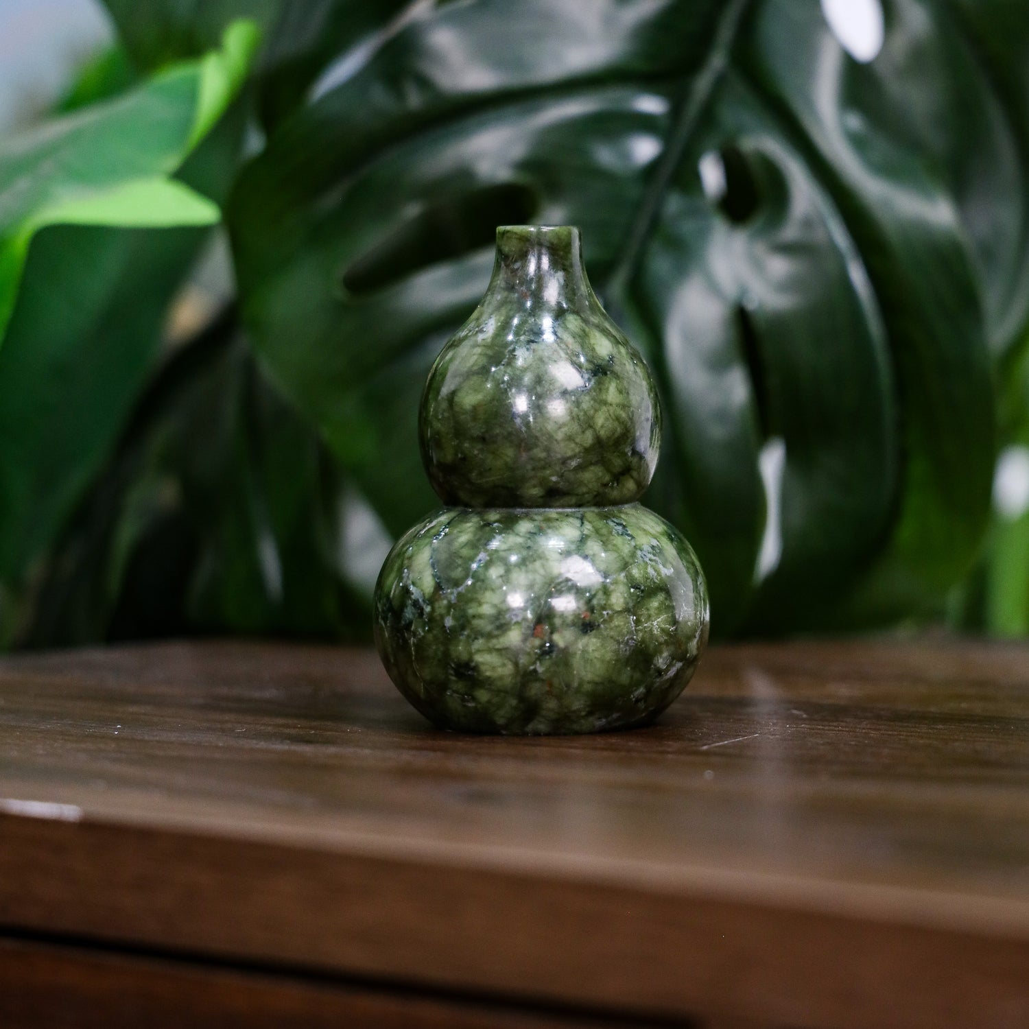 Mini Jade Wu Lou of Health and Peace 10cm