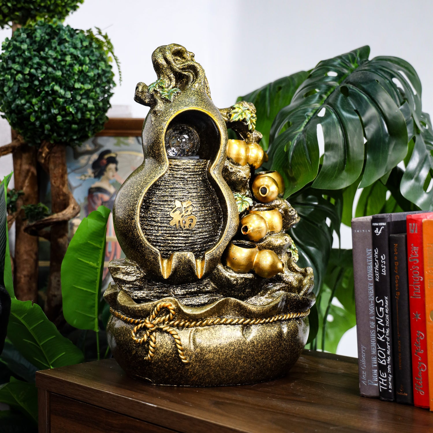 Flowing Chi Wu Lou Fountain 45cm