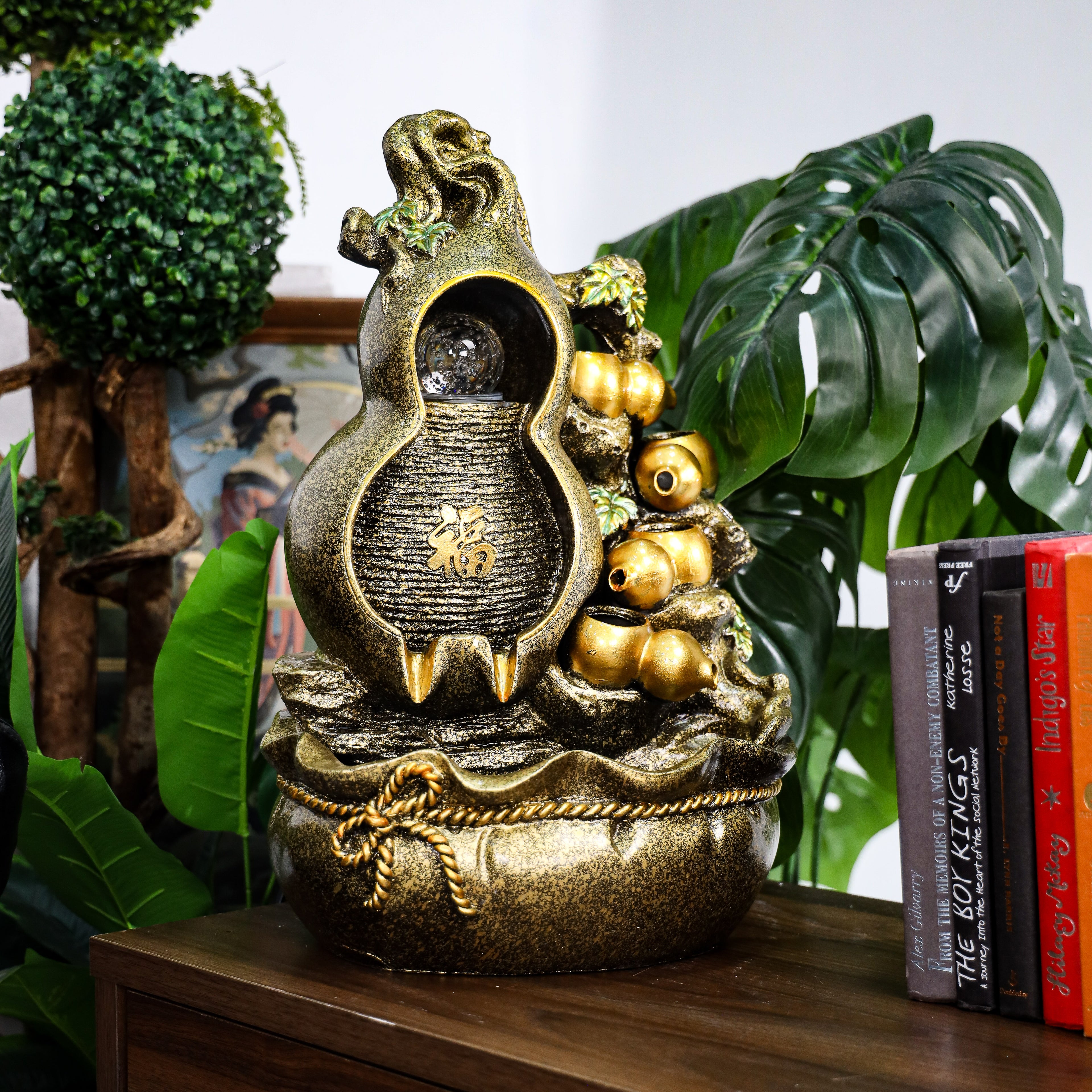 Flowing Chi Wu Lou Fountain 45cm