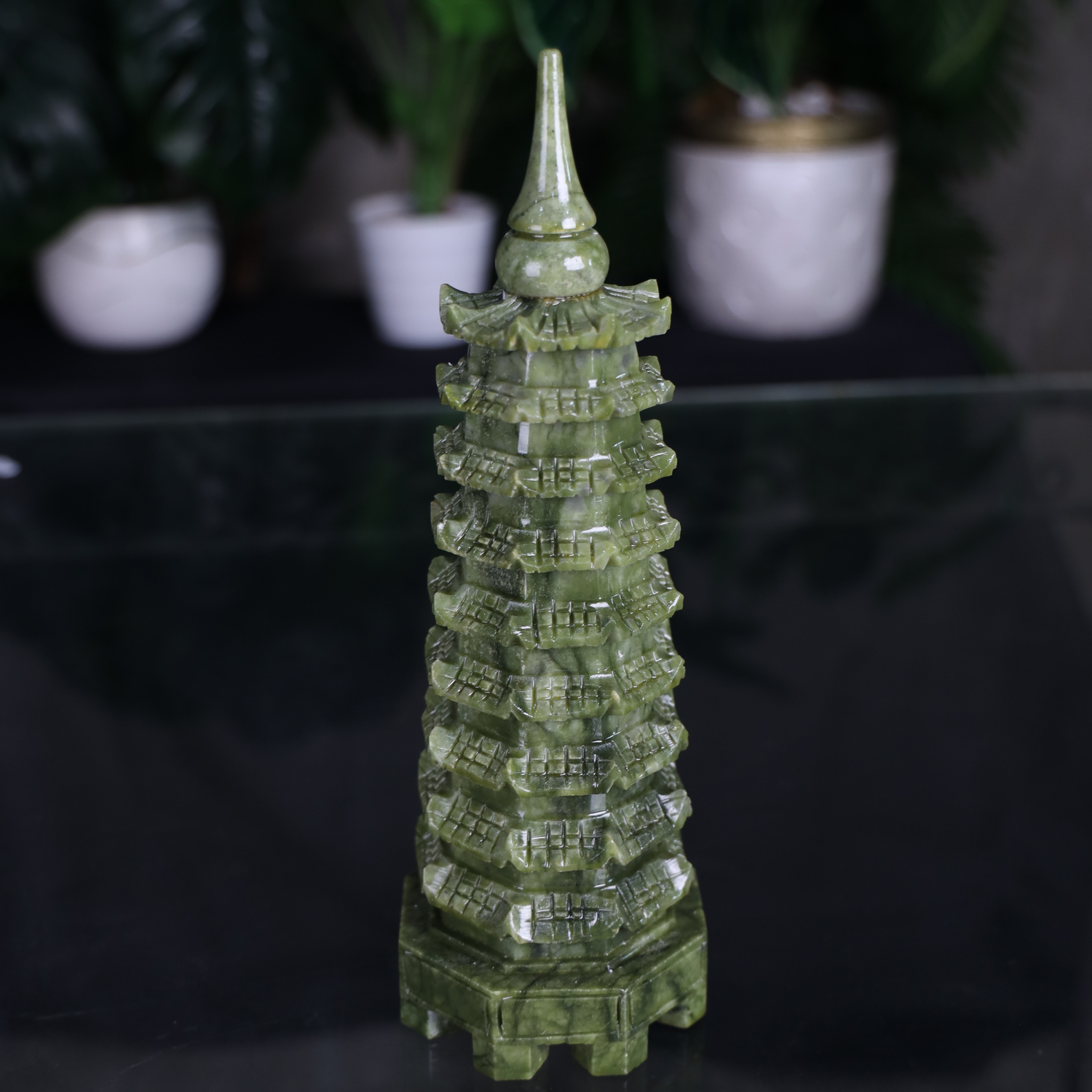 Jade Pagoda Tower of Noble Aspirations 29cm
