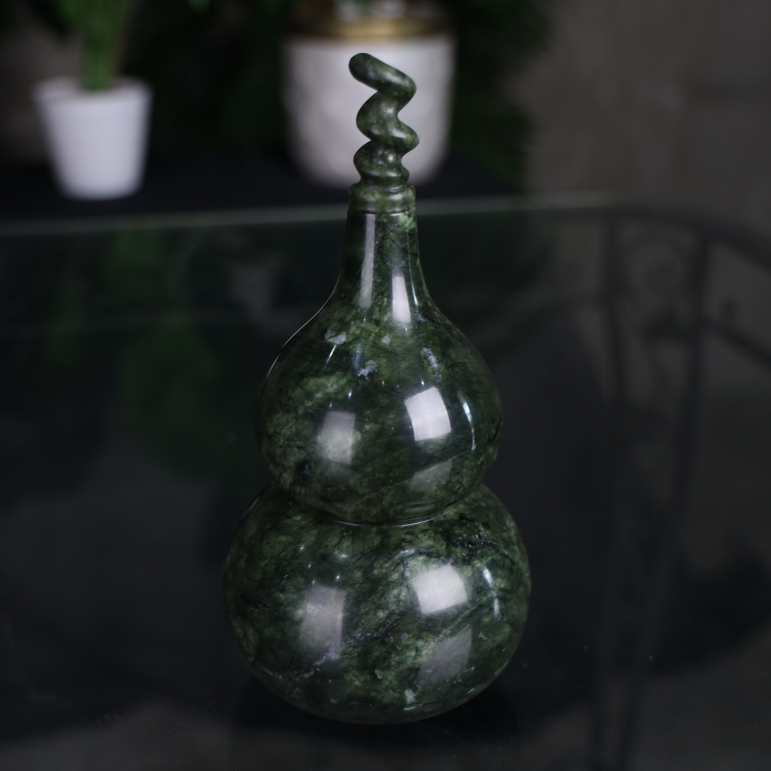 Solid Jade Wu Lou for Strong Chi 23cm