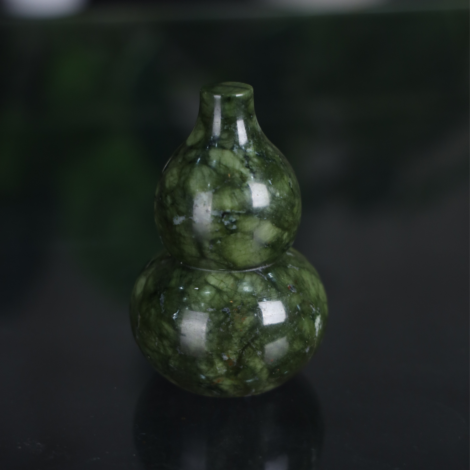 Mini Jade Wu Lou of Health and Peace 10cm