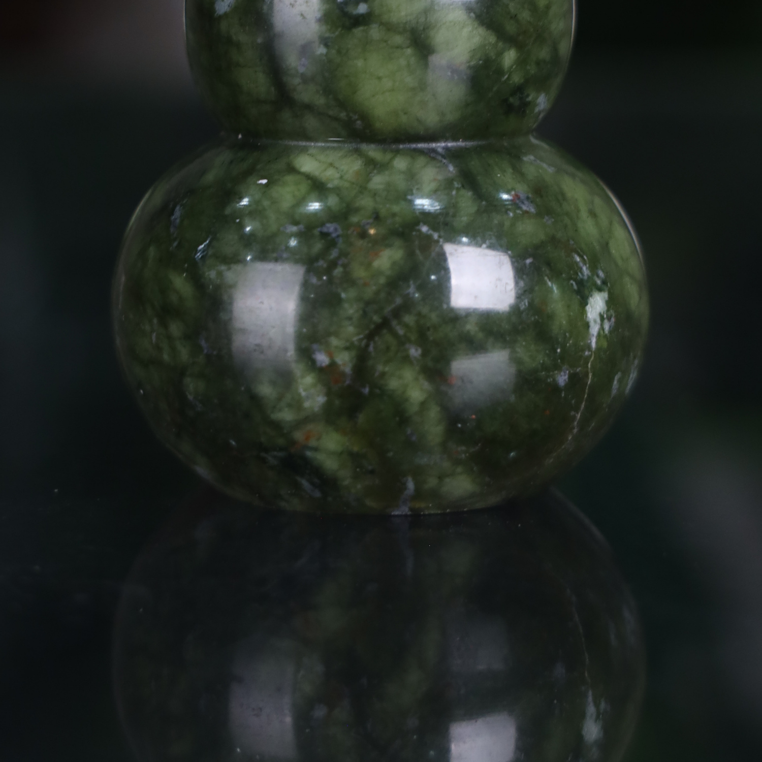 Mini Jade Wu Lou of Health and Peace 10cm