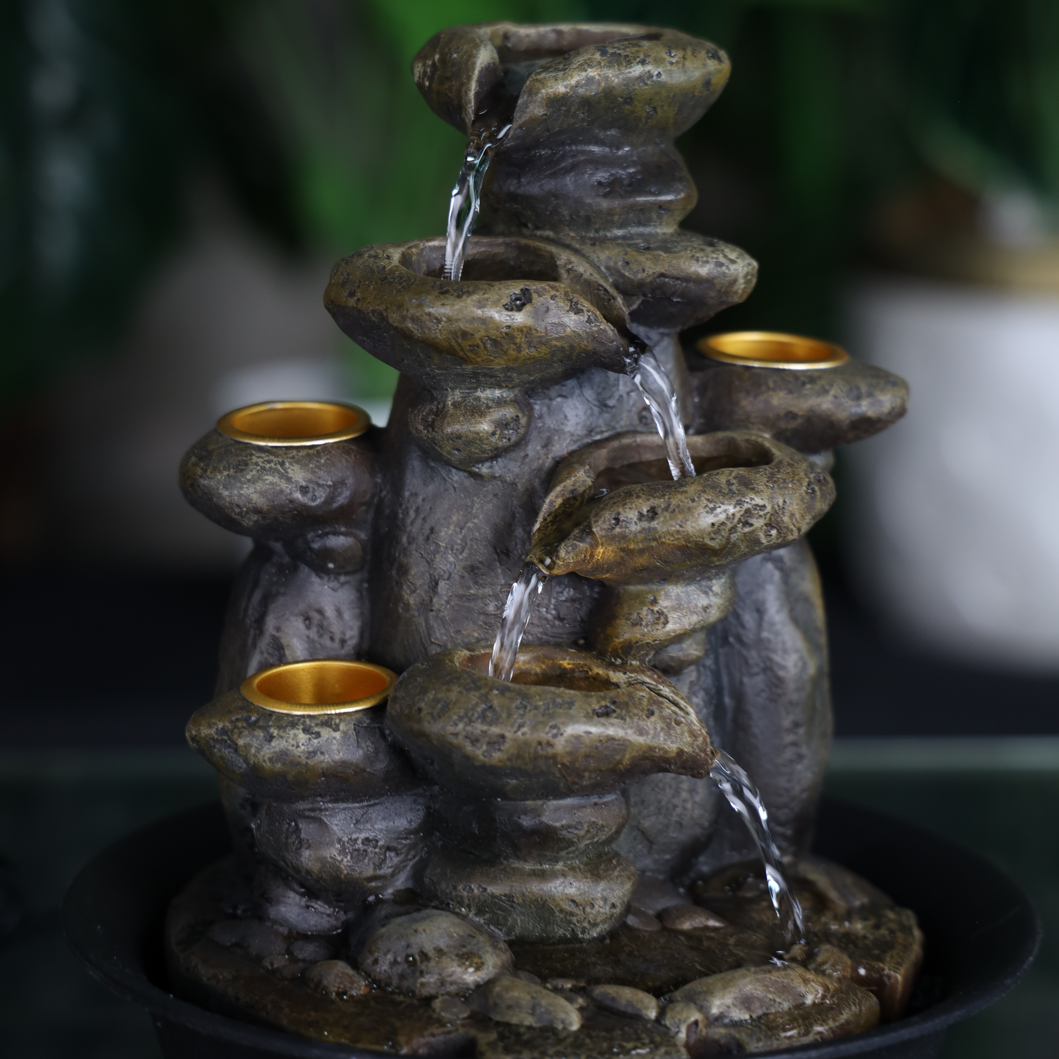 Endless Pour of Good Fortune Fountain 28cm