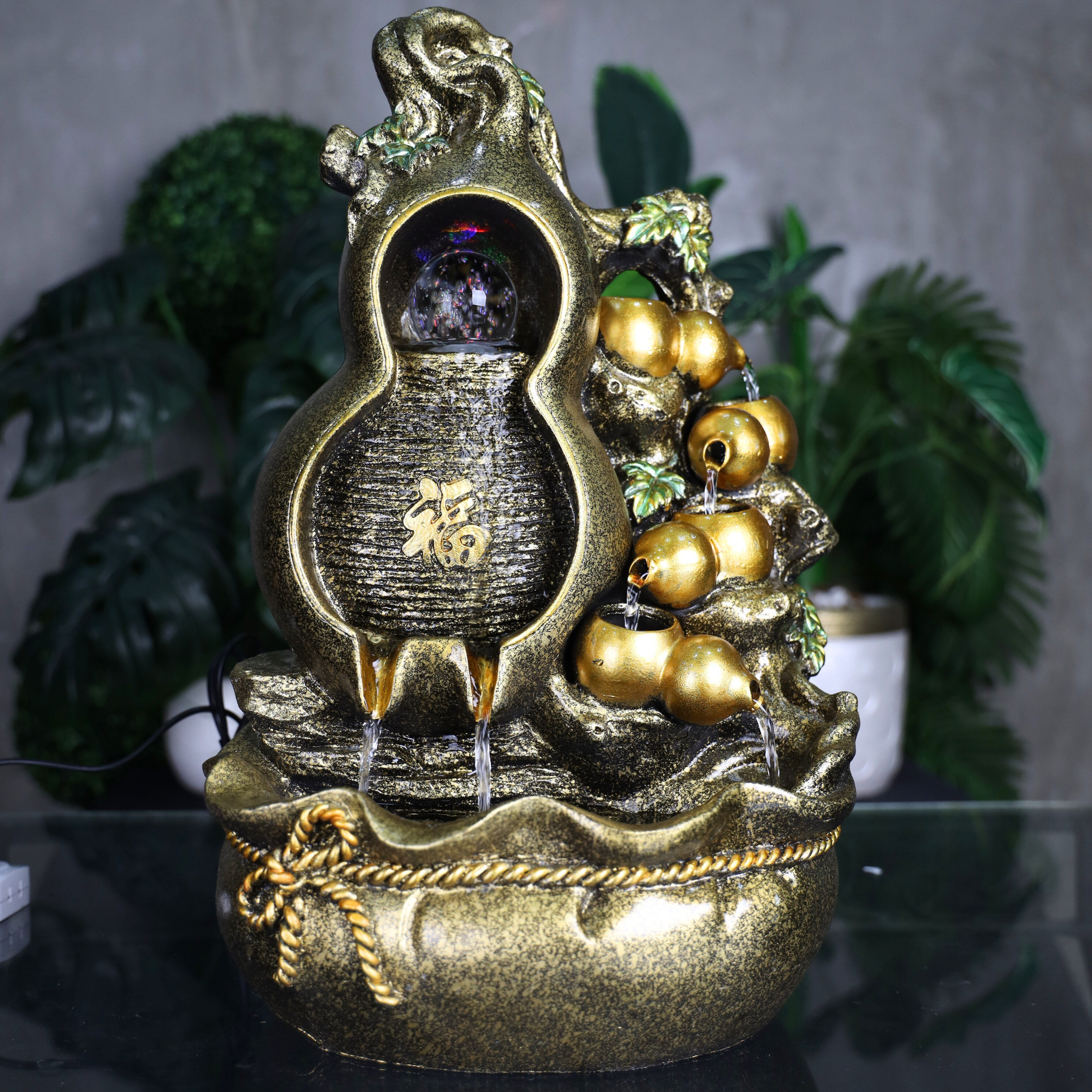 Flowing Chi Wu Lou Fountain 45cm