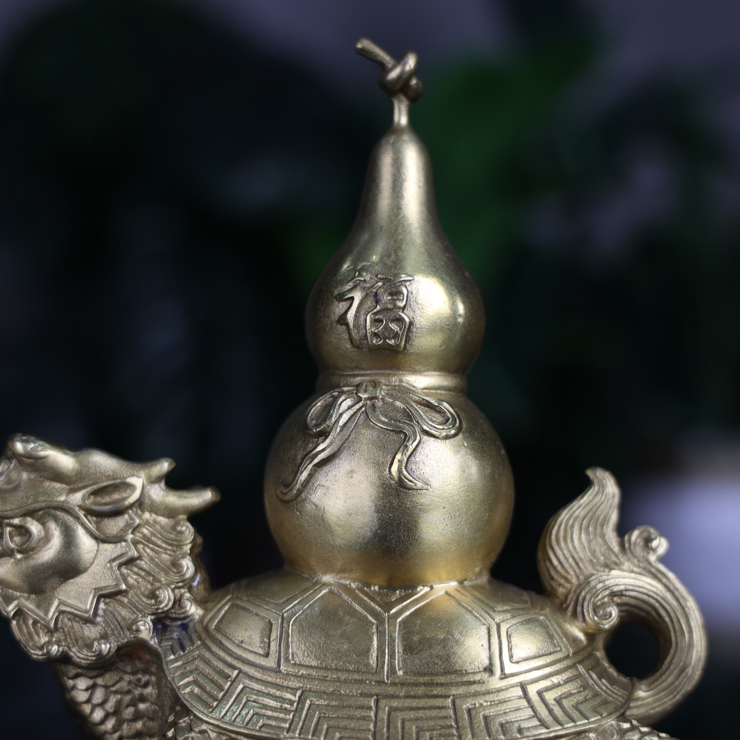 Auspicious Dragon Turtle of Wellness 18cm