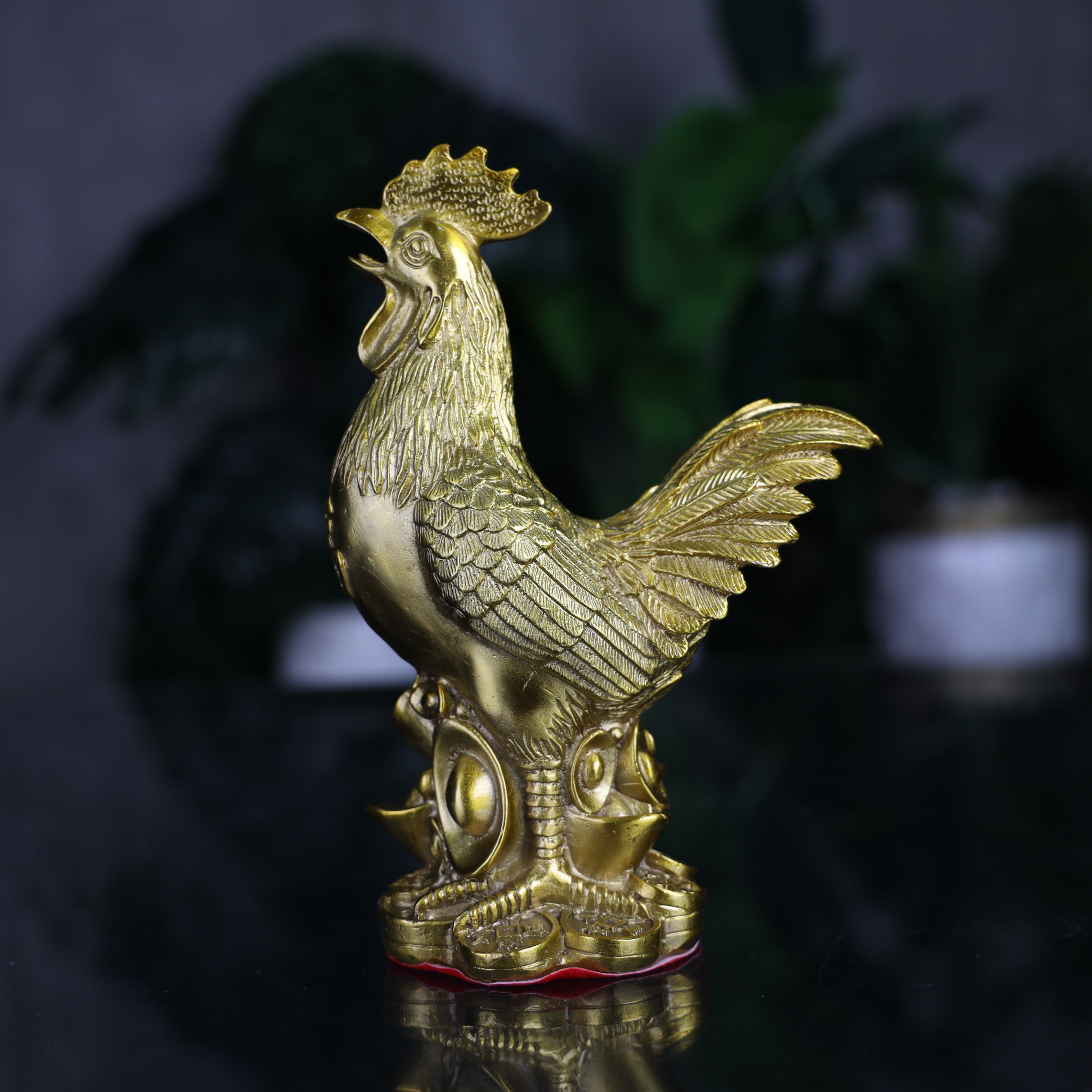 Brass Rooster of Recognition and Diligence 18cm
