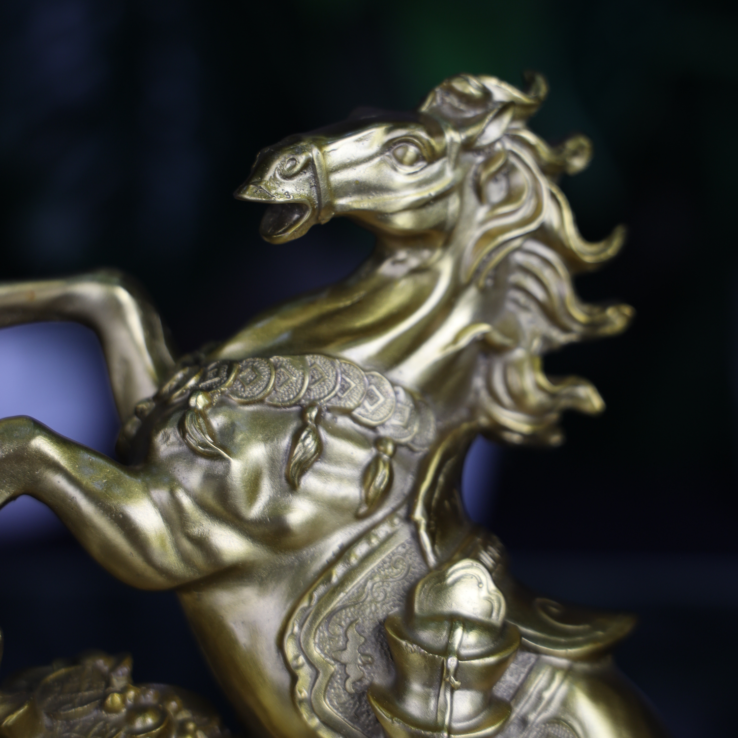 Galloping Glory Brass Stallion Victory Horse 26cm