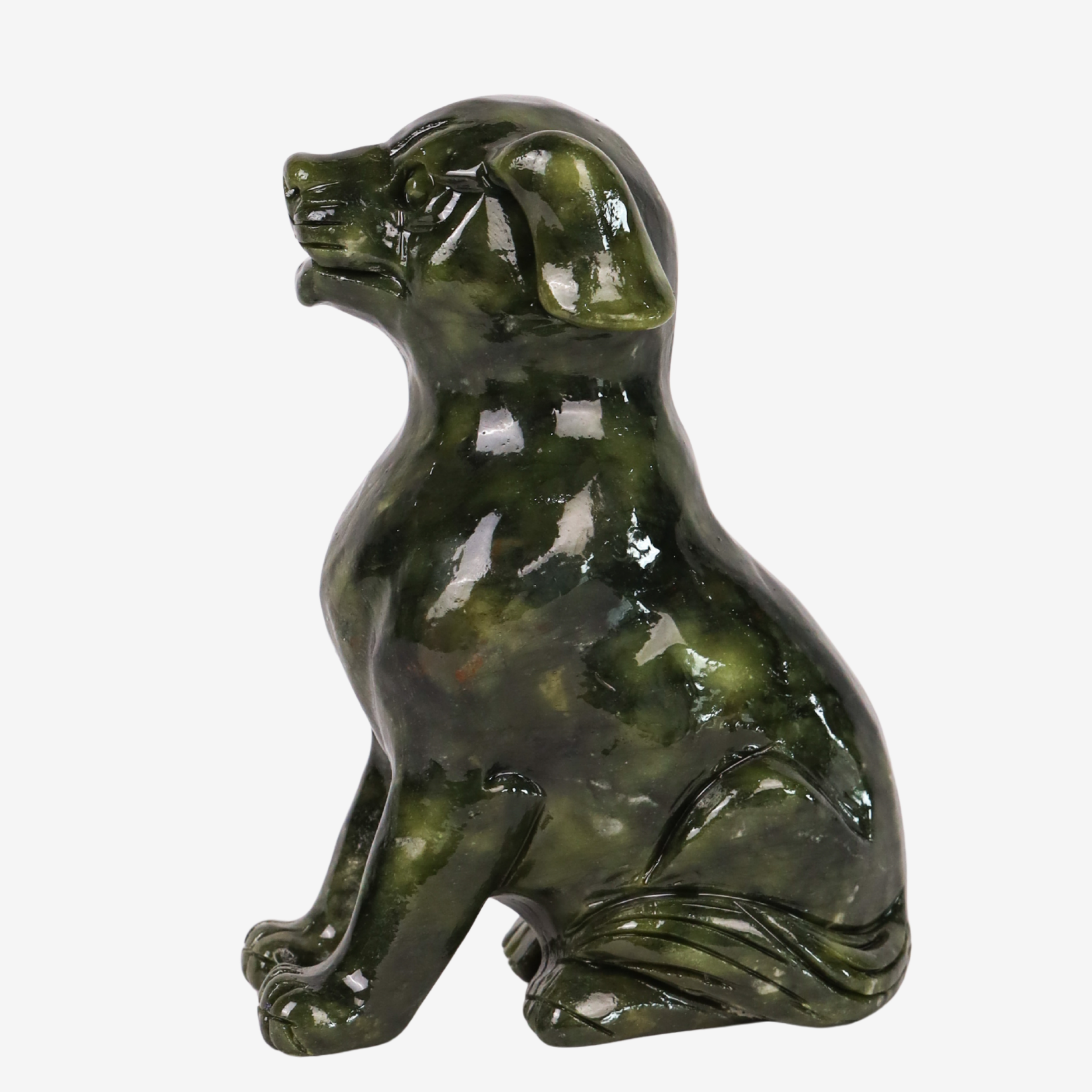 Jade Zodiac Dog for Loyal Protection 16cm