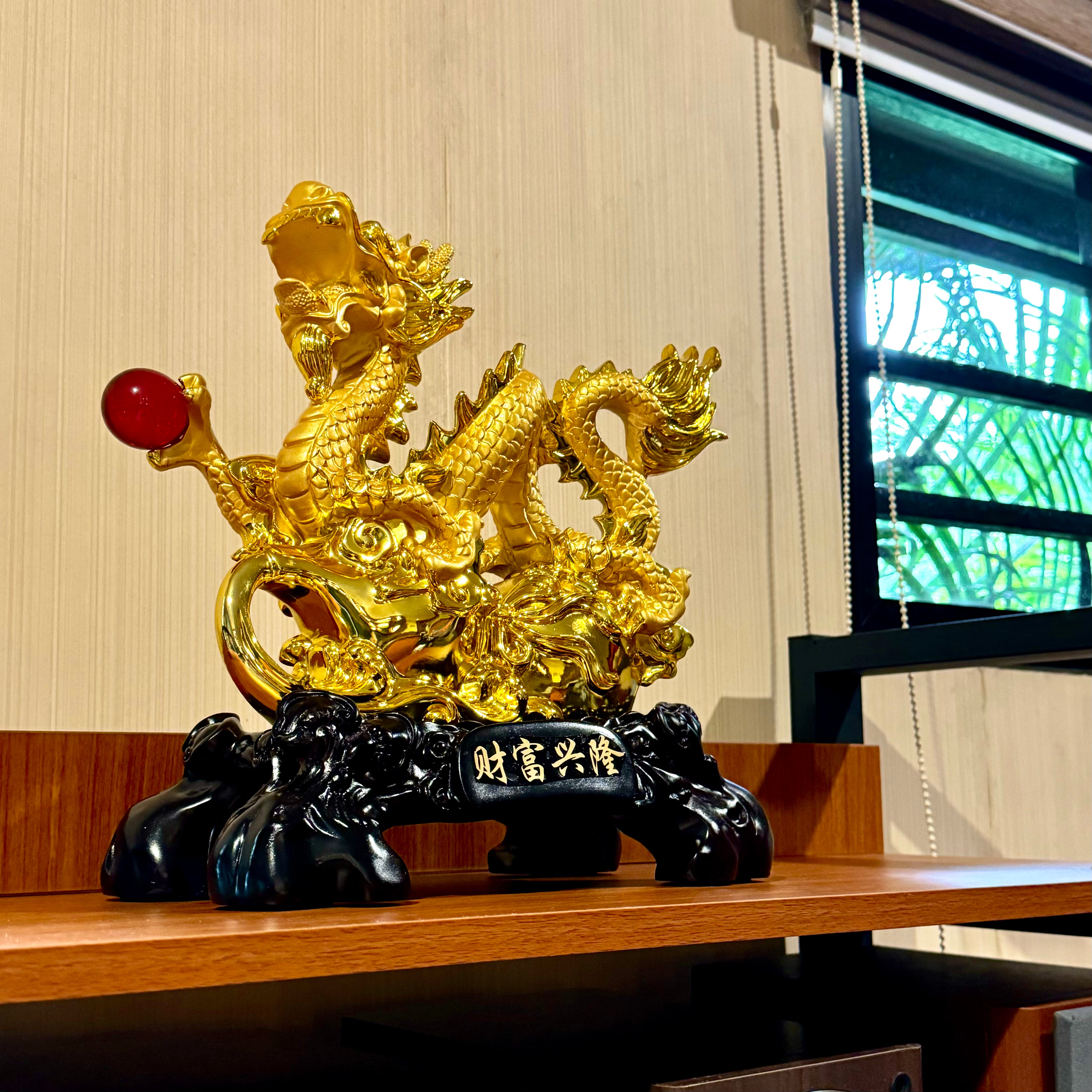The Royal Dragon of Good Fortune 35cm Default Title - Feng Shui Charms - Royal Dragon Decor Philippines