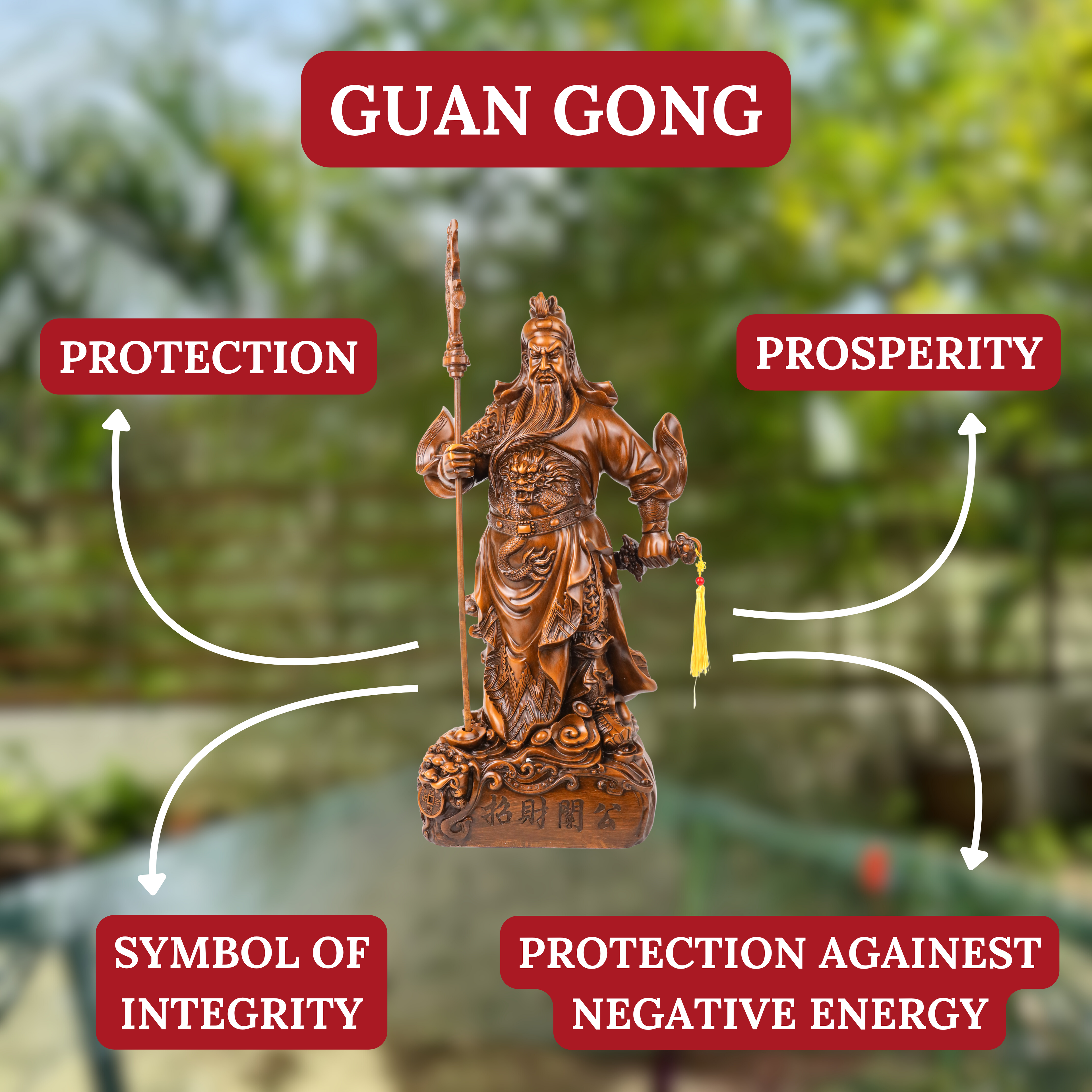 The Mighty Guardian Defender Guan Gong 62cm